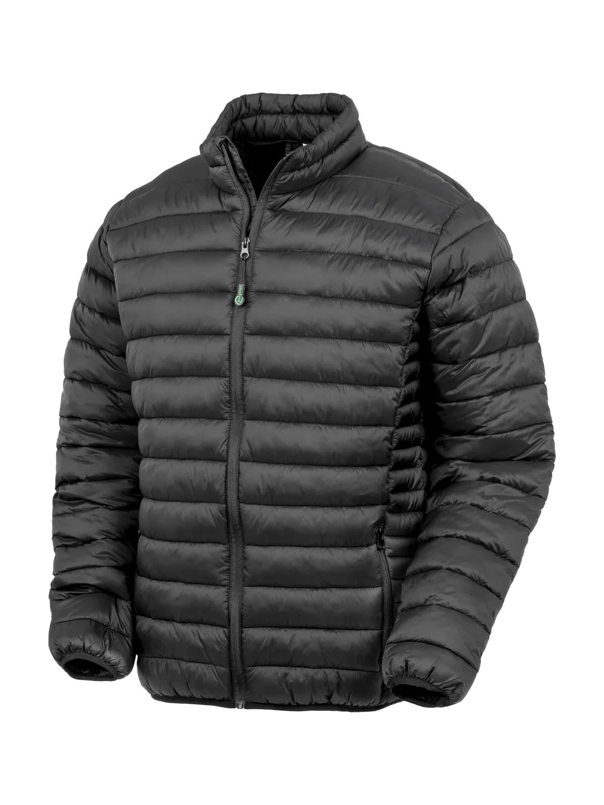 Recycled Padded Jacket — BLACK