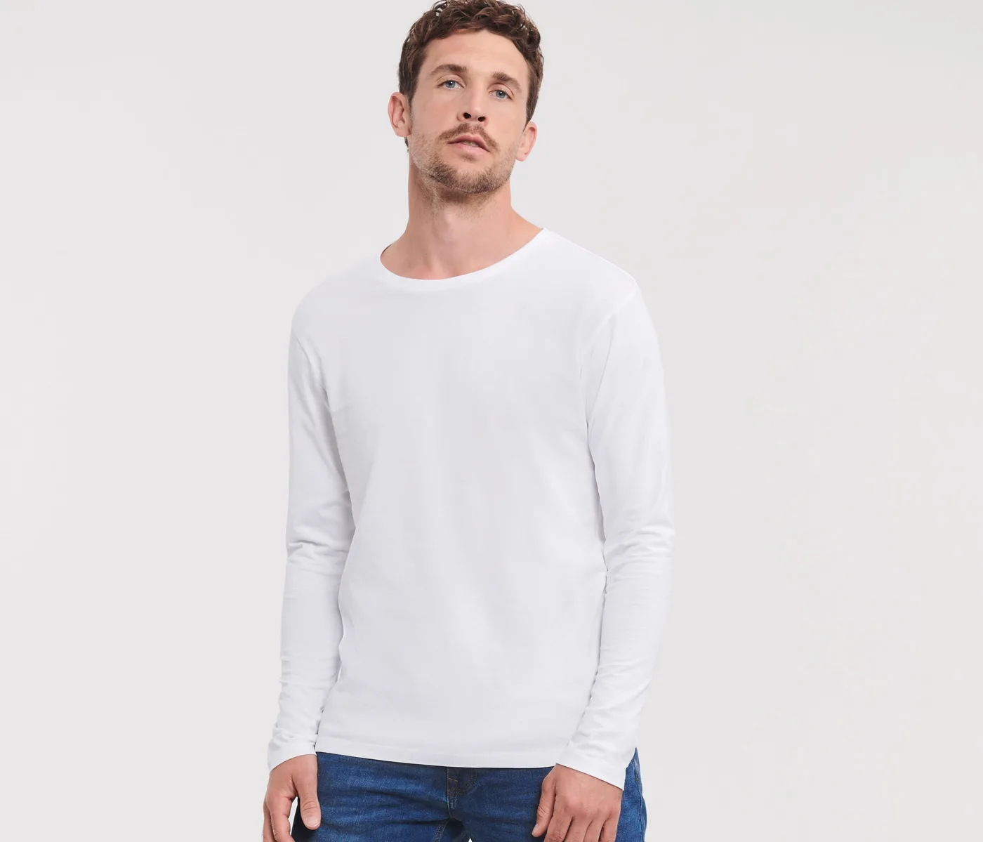 Pure Organic Long Sleeves — customisable T-shirts by Russell