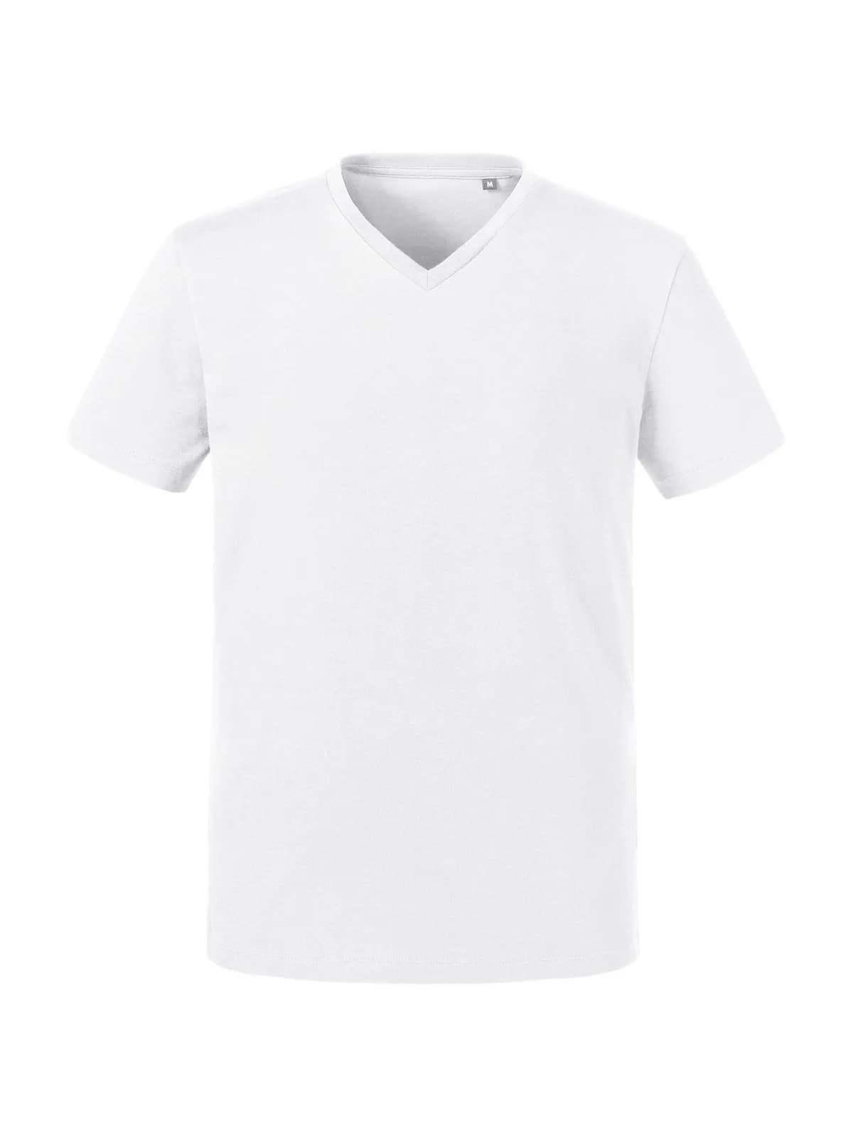 Men's Pure Organic V-Neck — WHITE