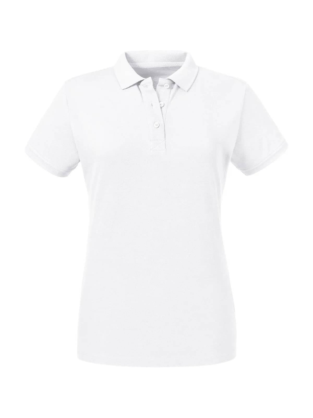 Ladies' Pure Organic Polo — WHITE