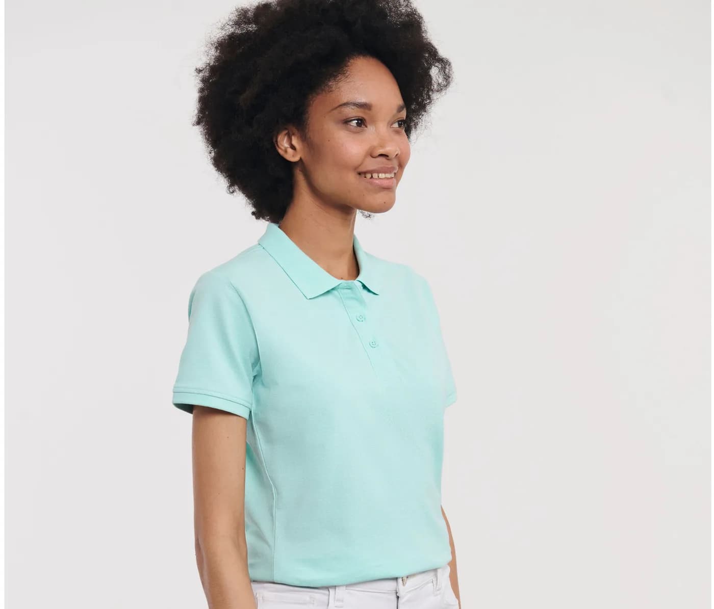 Ladies' Pure Organic Polo — Polos Russell à personnaliser