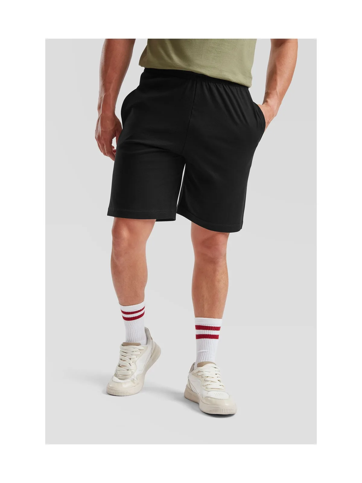 Iconic 195 Jersey Shorts — Bas Fruit of the Loom à personnaliser