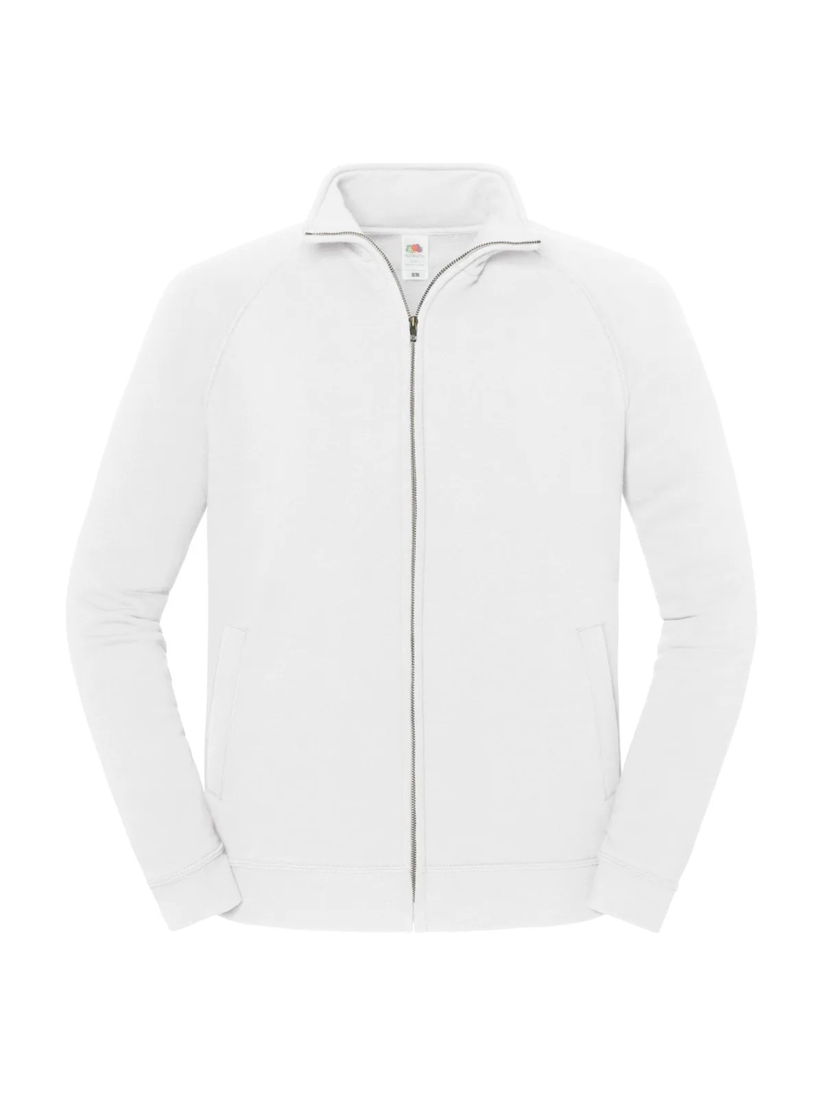 Iconic Premium Sweat Jacket — WHITE