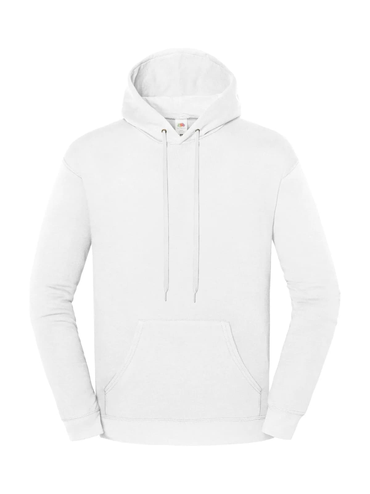 Iconic 250 Hooded Sweat — WHITE