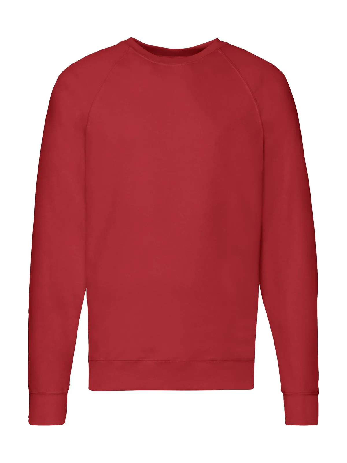 Lightweight Raglan Sweat — RED