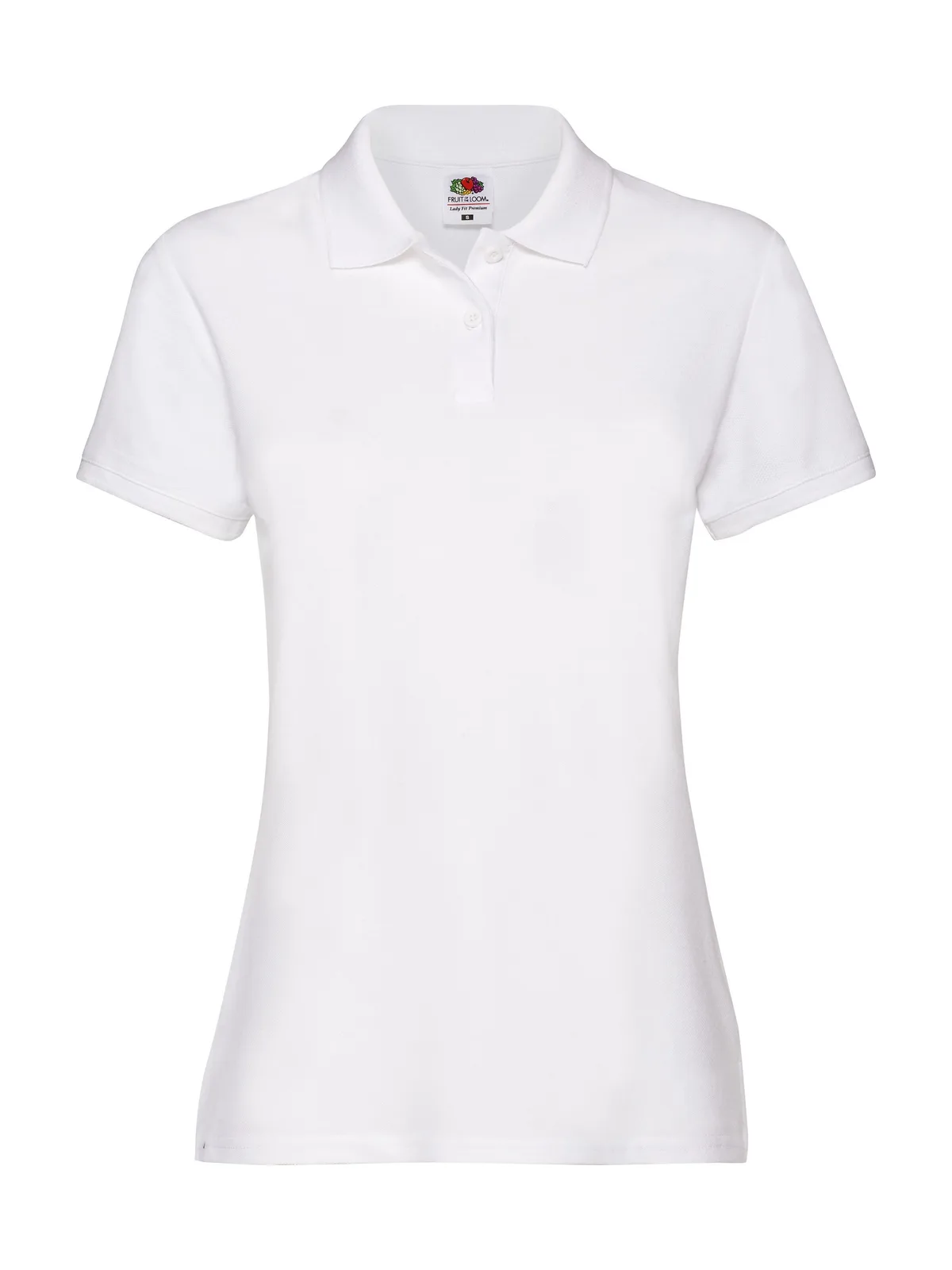 Ladies Premium Polo — WHITE