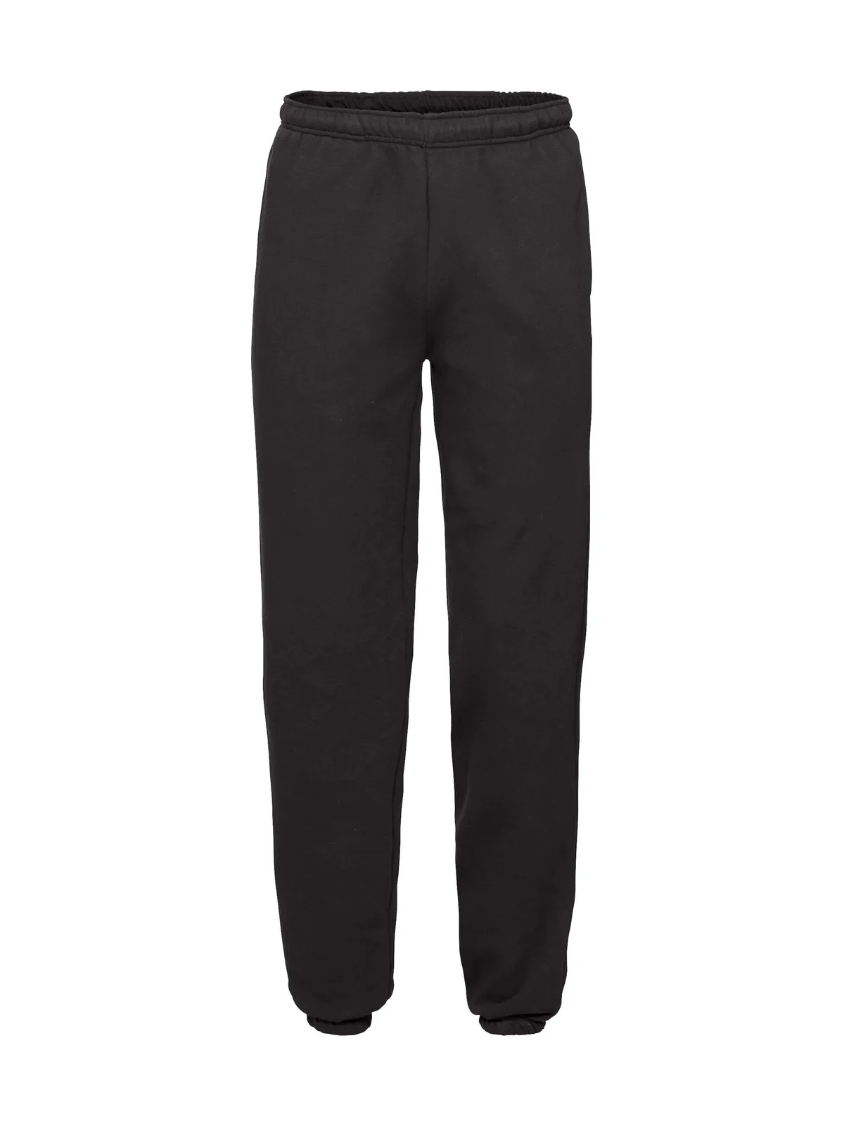 Premium Elasticated Cuff Jog Pants — BLACK