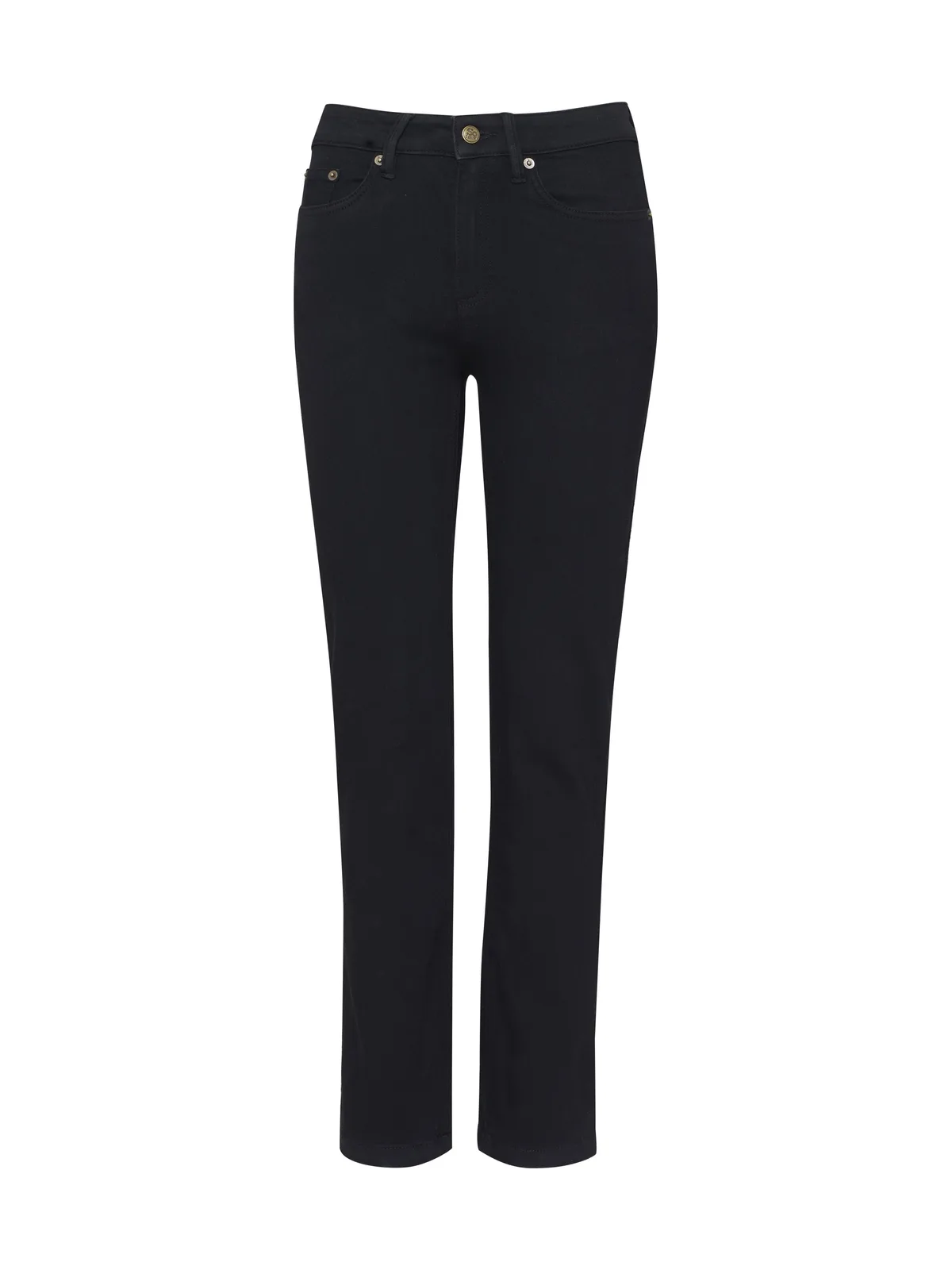 Ladies's Katy Straight Jeans — BLACK