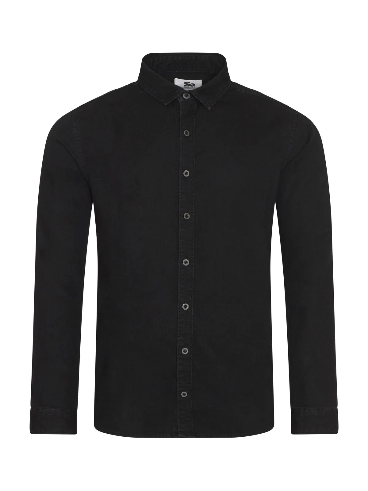 Jack Denim Shirt — BLACK
