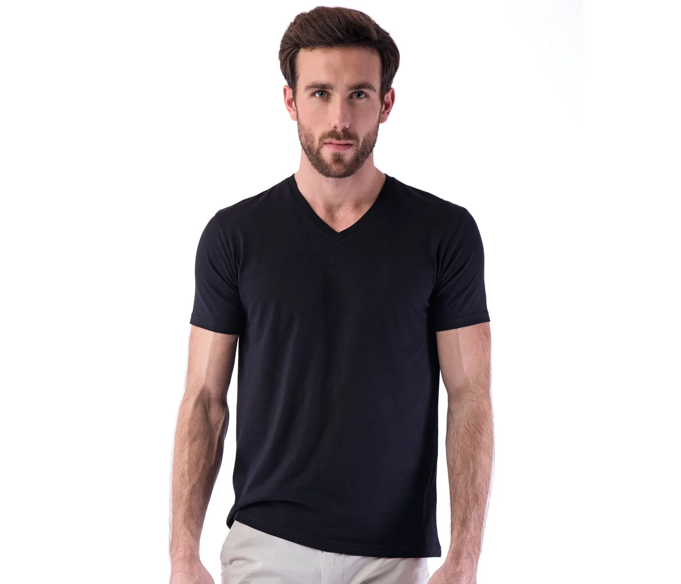 Men's V-Neck Superb Tee — T-shirts Sans Étiquette à personnaliser