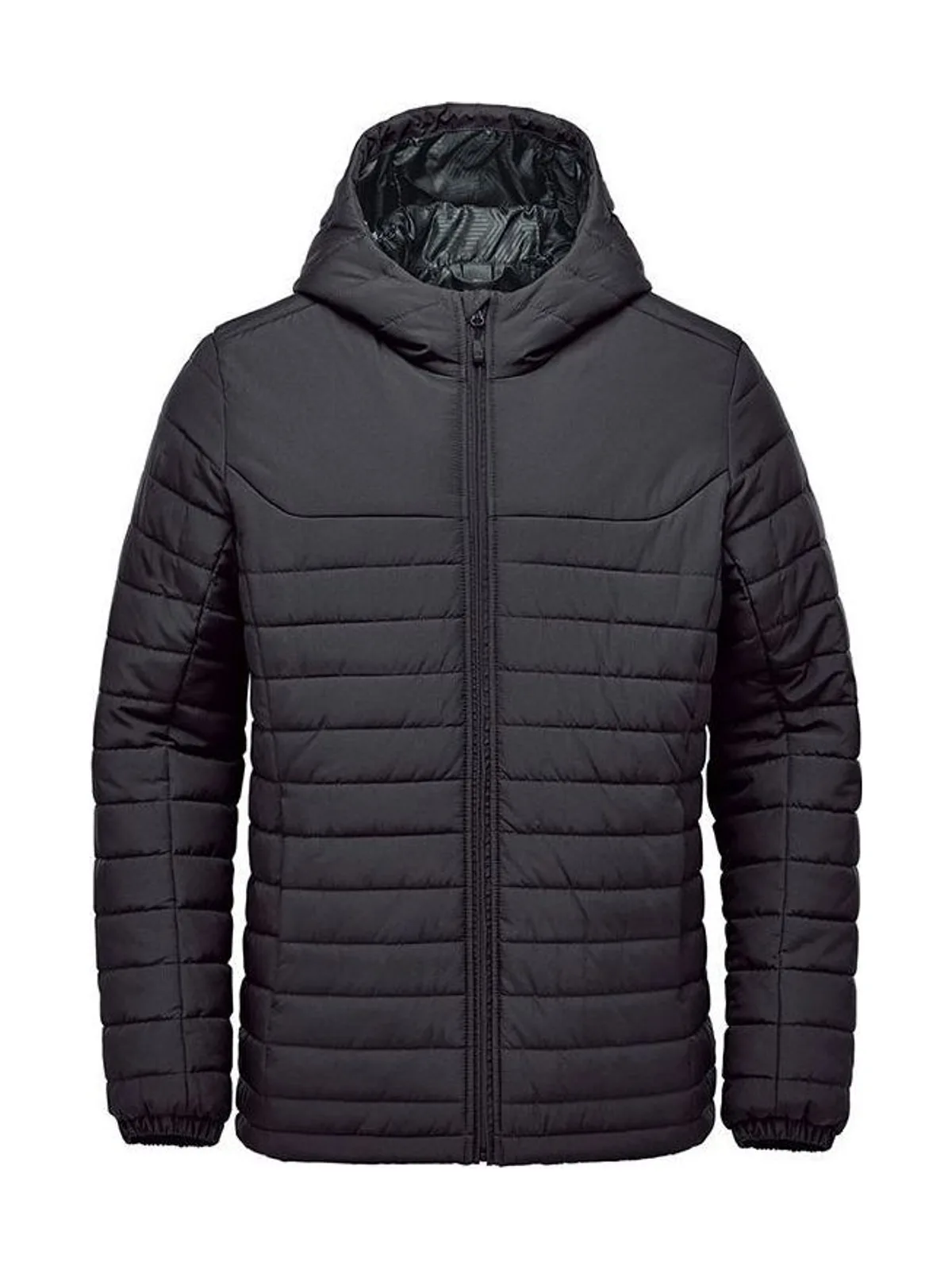 M's Nautilus Quilted Hoody — BLACK