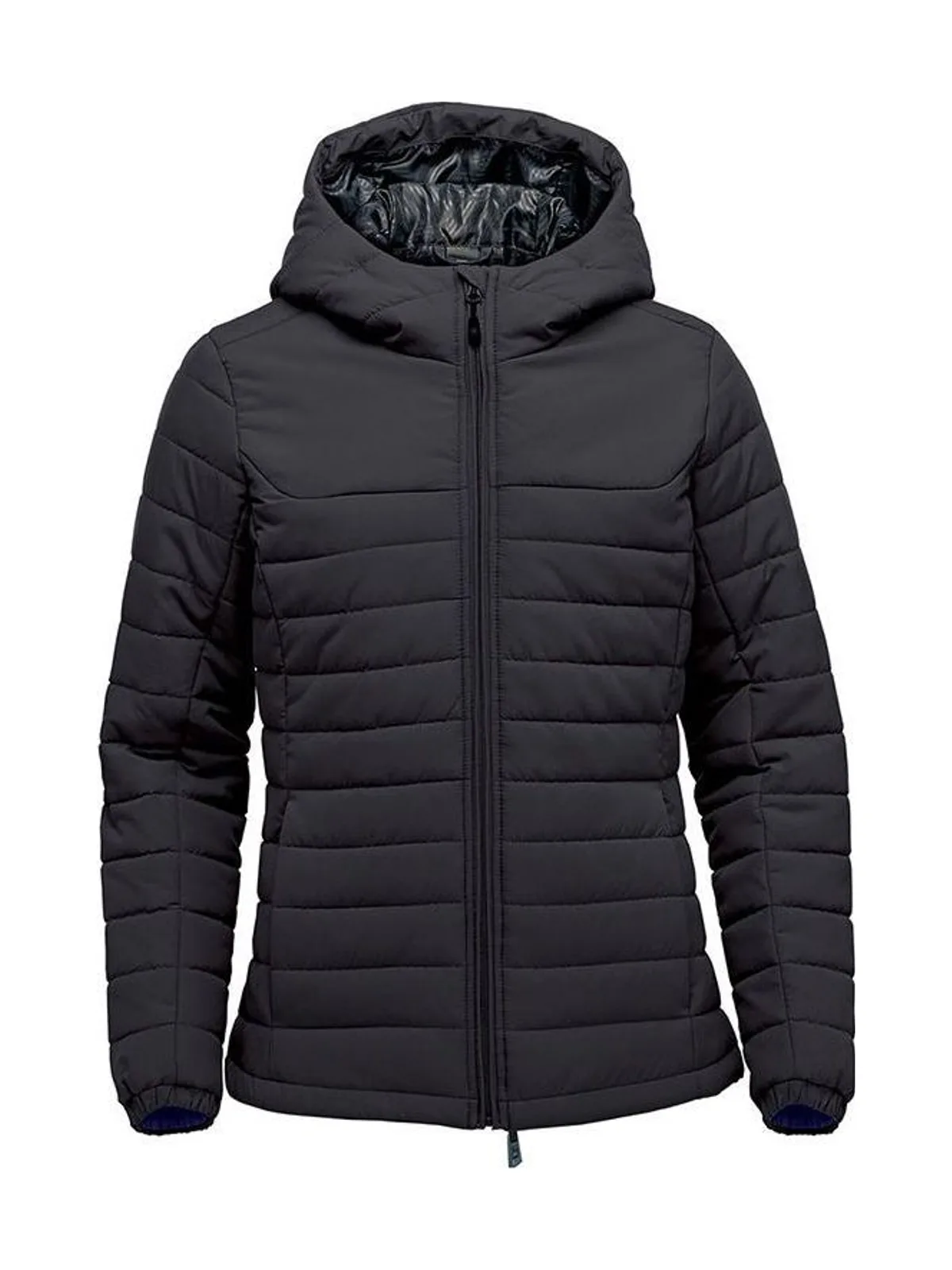 W's Nautilus Quilted Hoody — BLACK