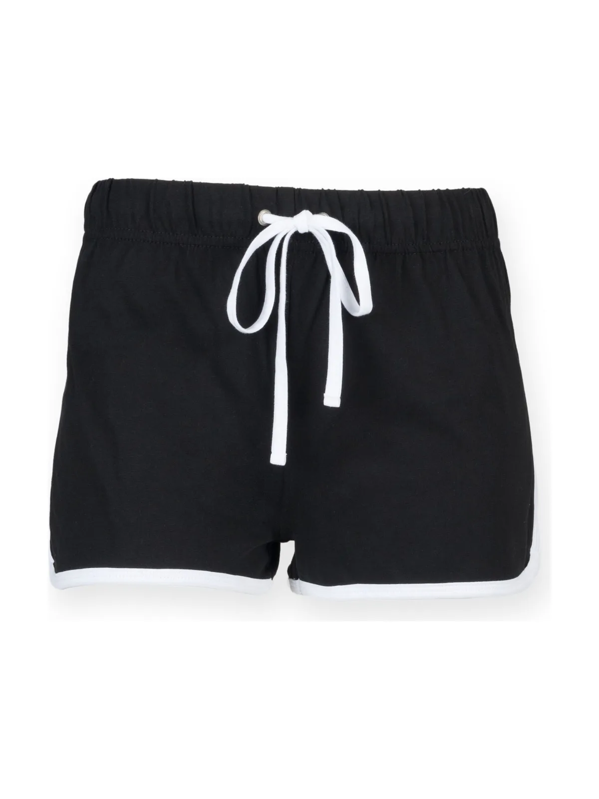 Retro Shorts — BLACK/WHITE