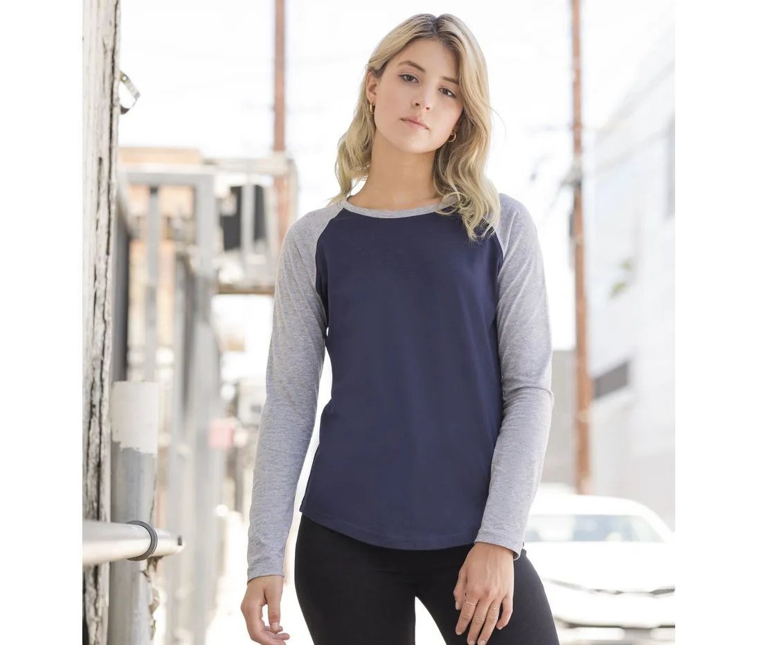 Ladies L/S Baseball T — T-shirts SF Clothing à personnaliser