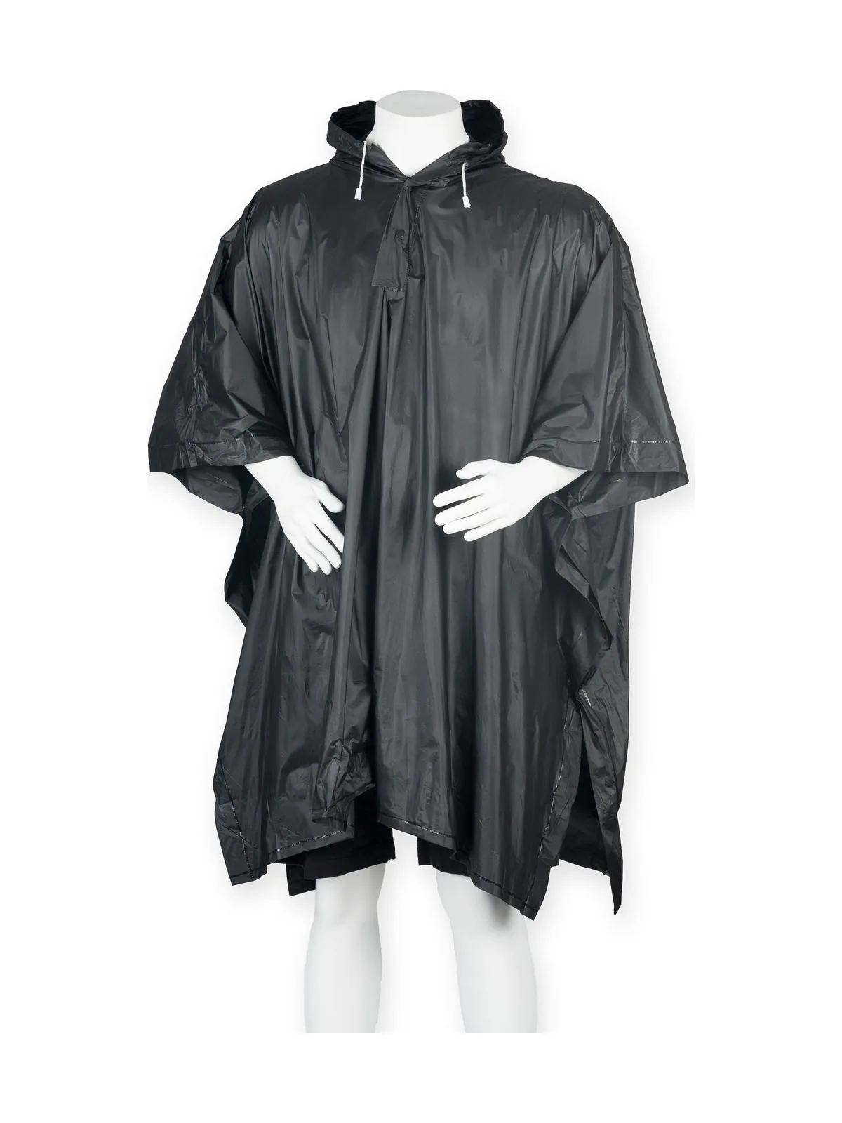 Rain Poncho — BLACK