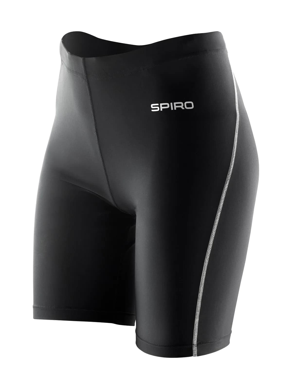 Womens Bodyfit Base Layer Shorts — BLACK