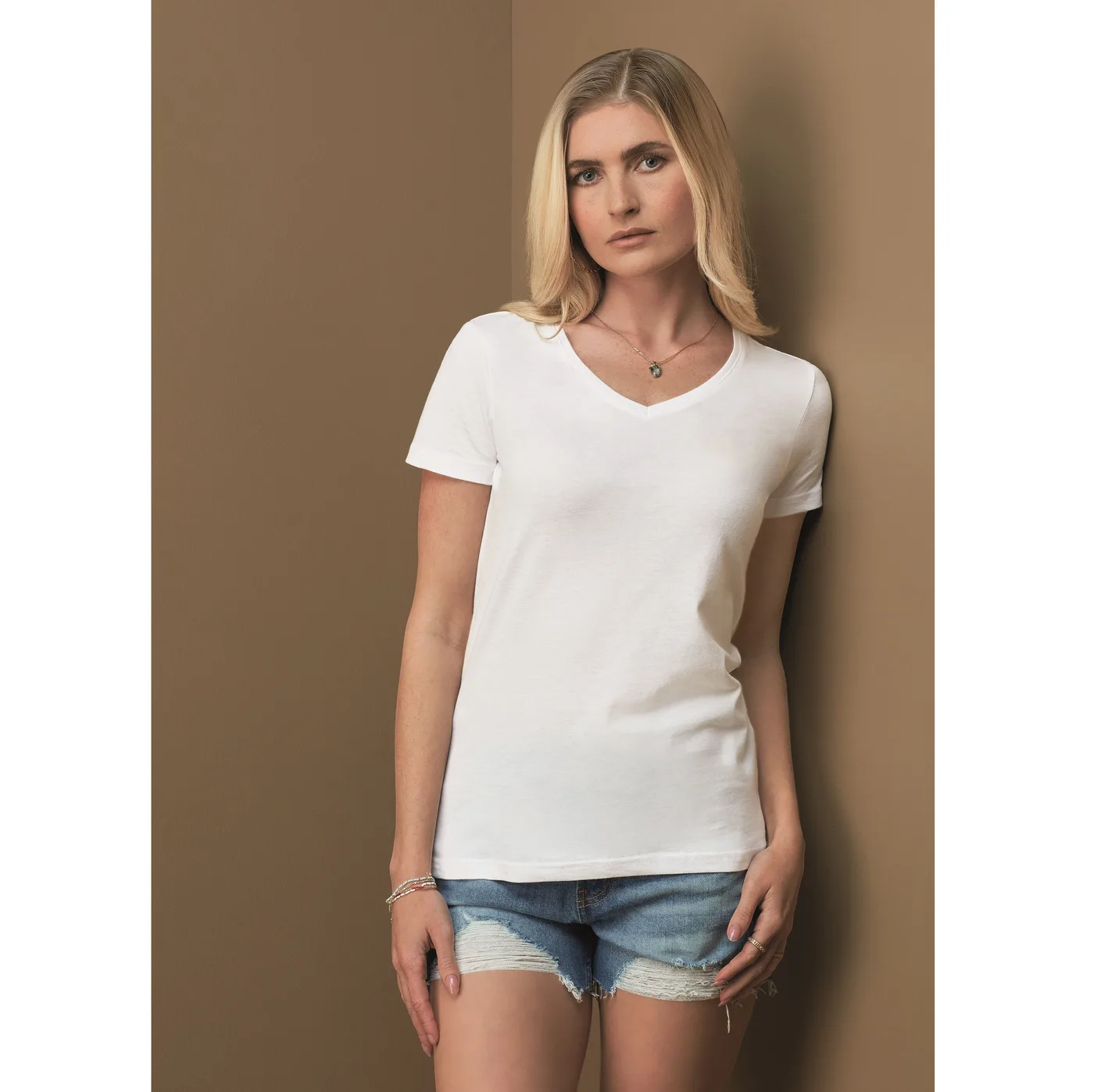 Classic-T V-Neck — customisable T-shirts by Stedman