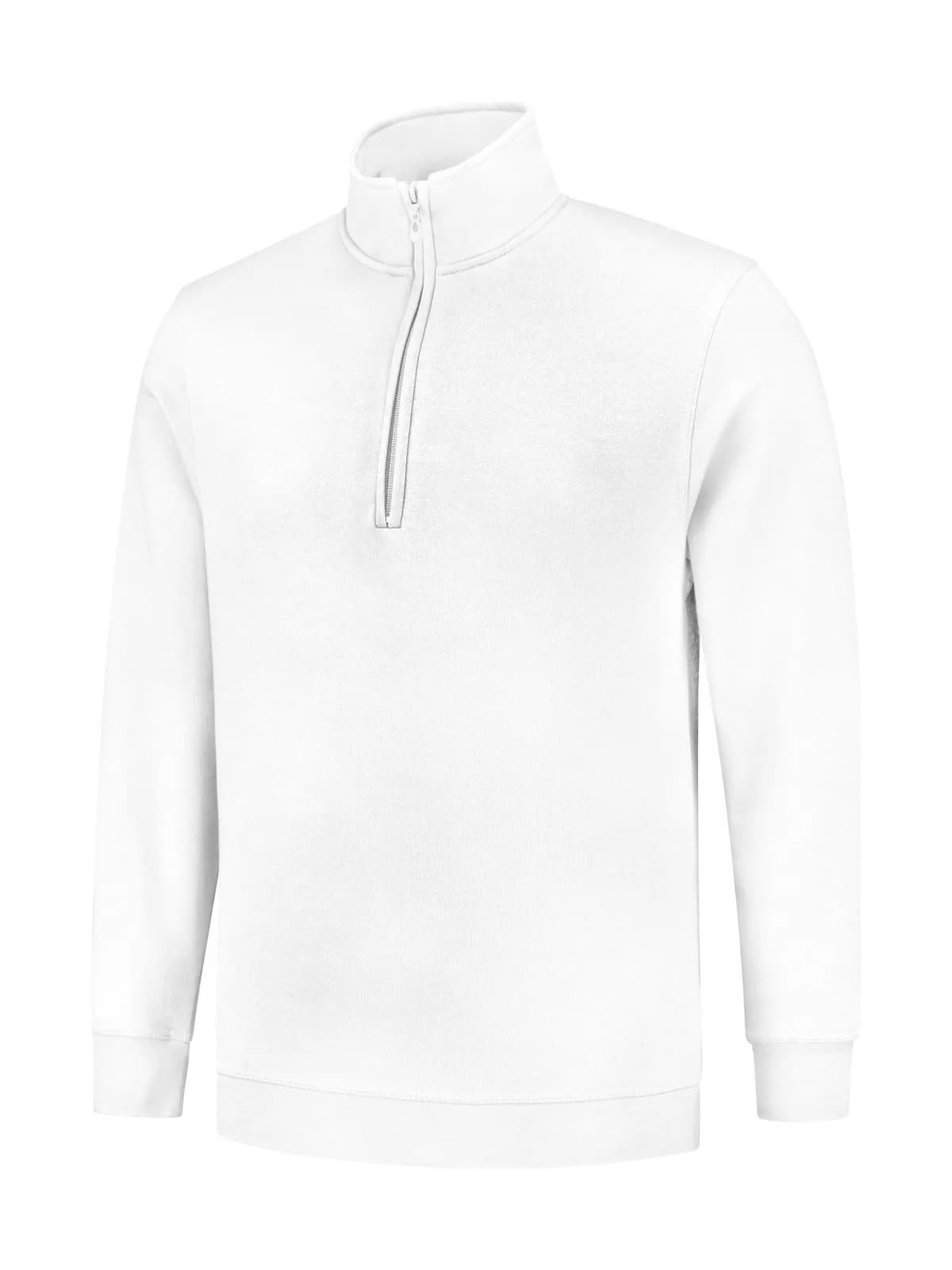 Men’s Quarter Zip Sweatshirt — WHITE