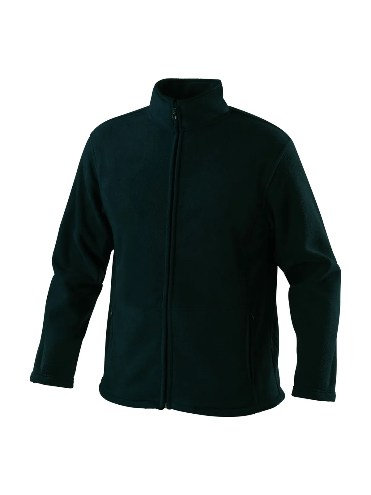 Full Zip Fleece Jacket — BLACK