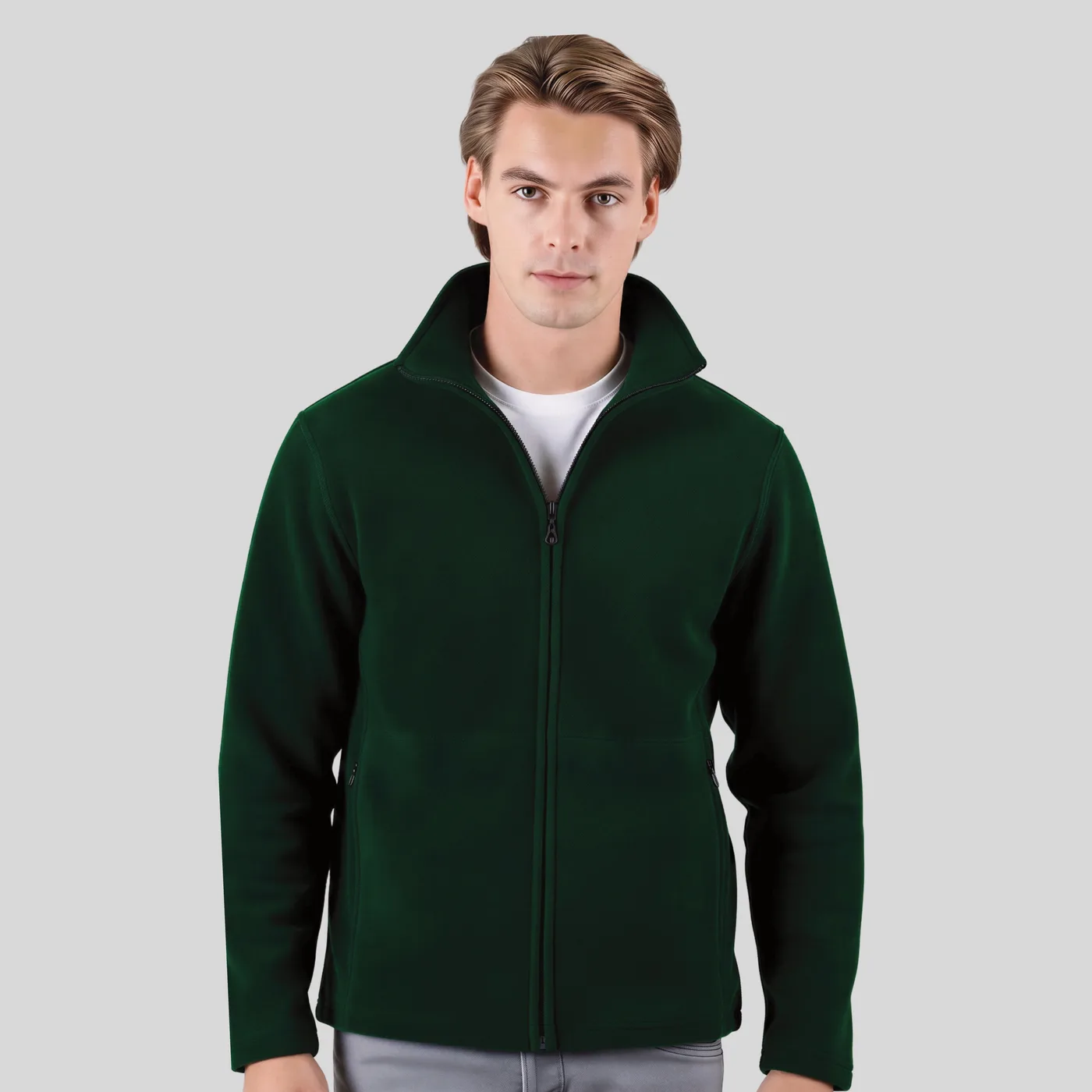 Full Zip Fleece Jacket — customisable Jackets & outerwear by Starworld
