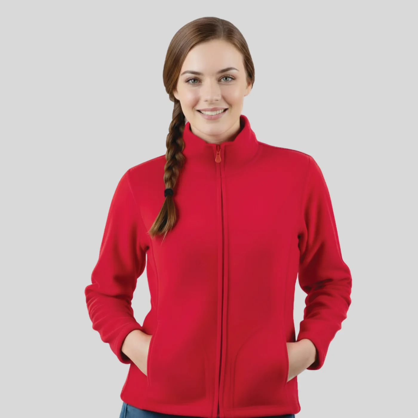 Ladies Full Zip Fleece Jacket — customisable Jackets & outerwear by Starworld