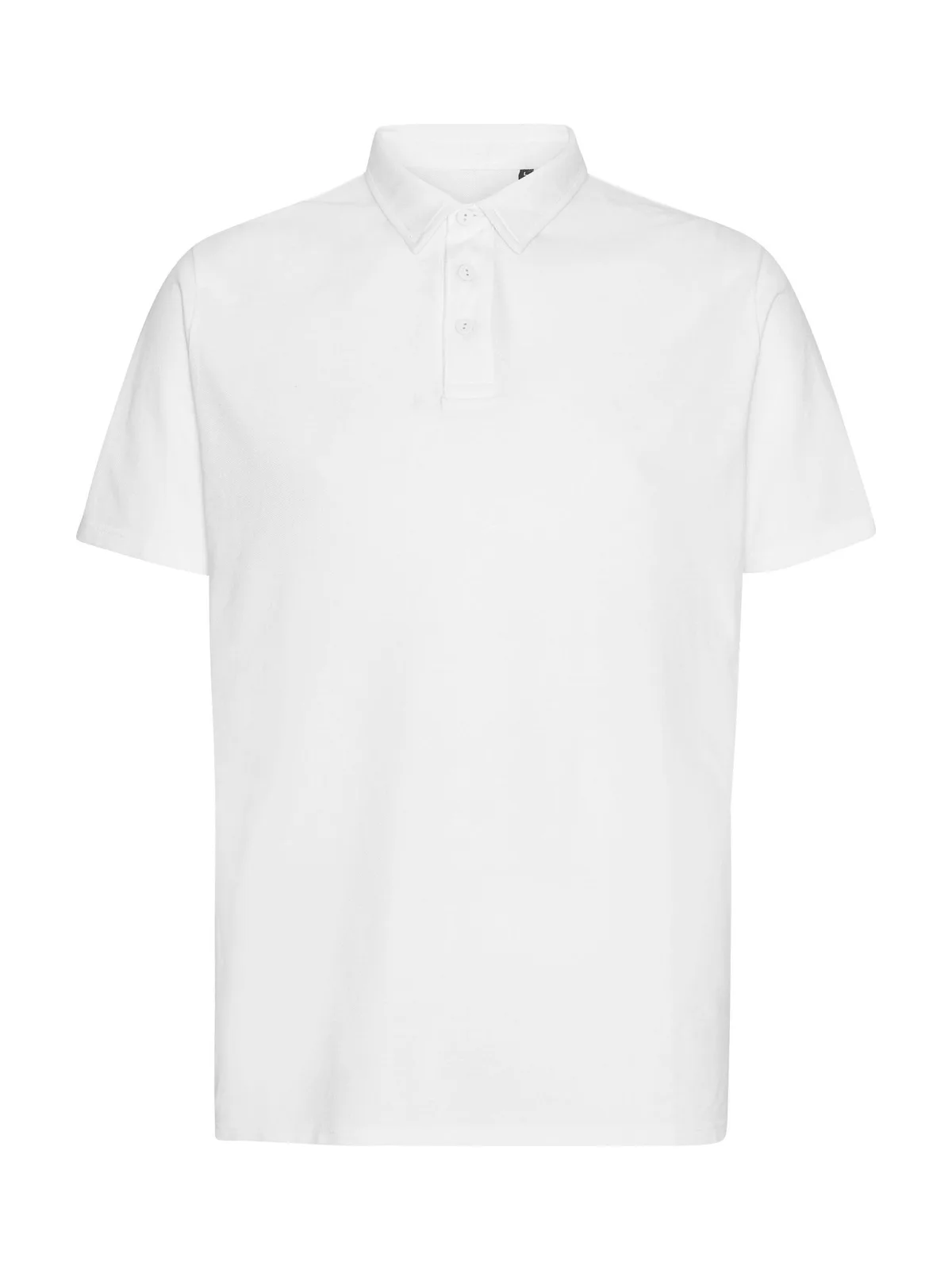 Tiger Cotton Polo — WHITE