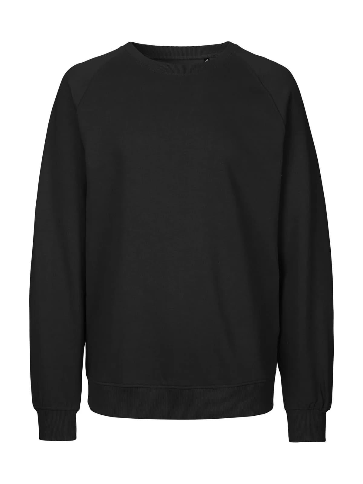 Unisex Tiger Cotton Sweatshirt — BLACK
