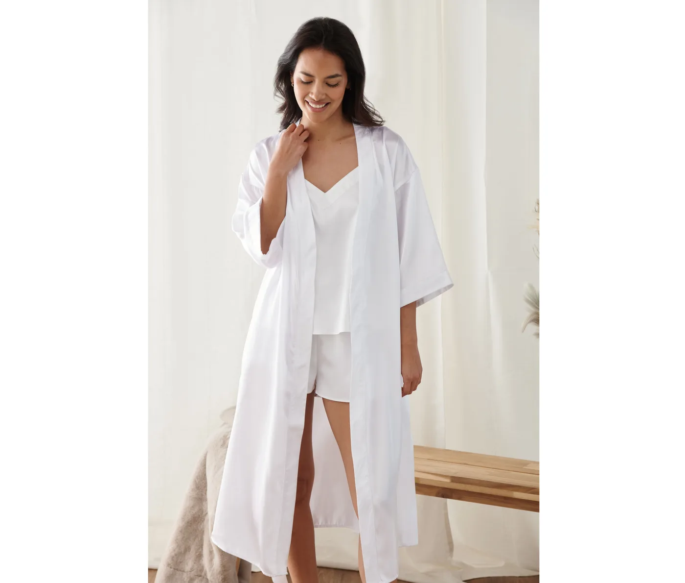 Ladies Satin Robe — Serviettes & peignoirs Towel City à personnaliser