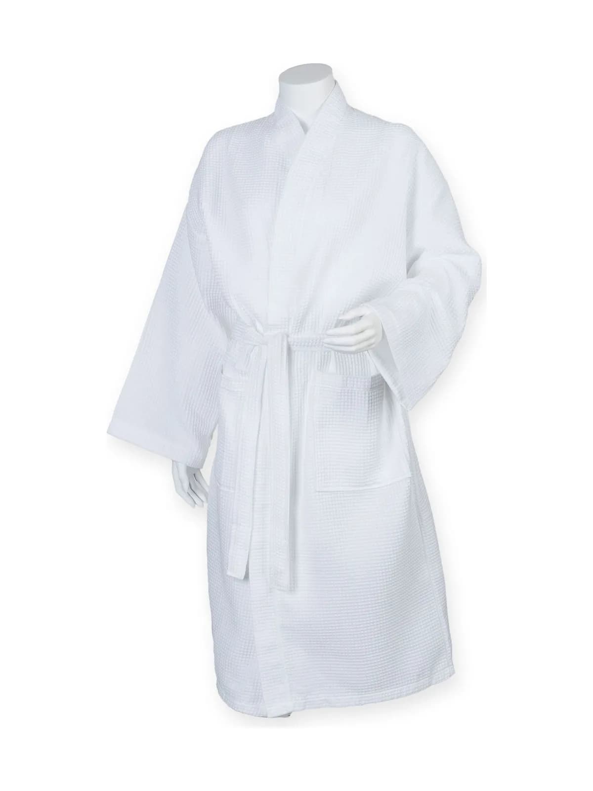 Waffle Robe — WHITE