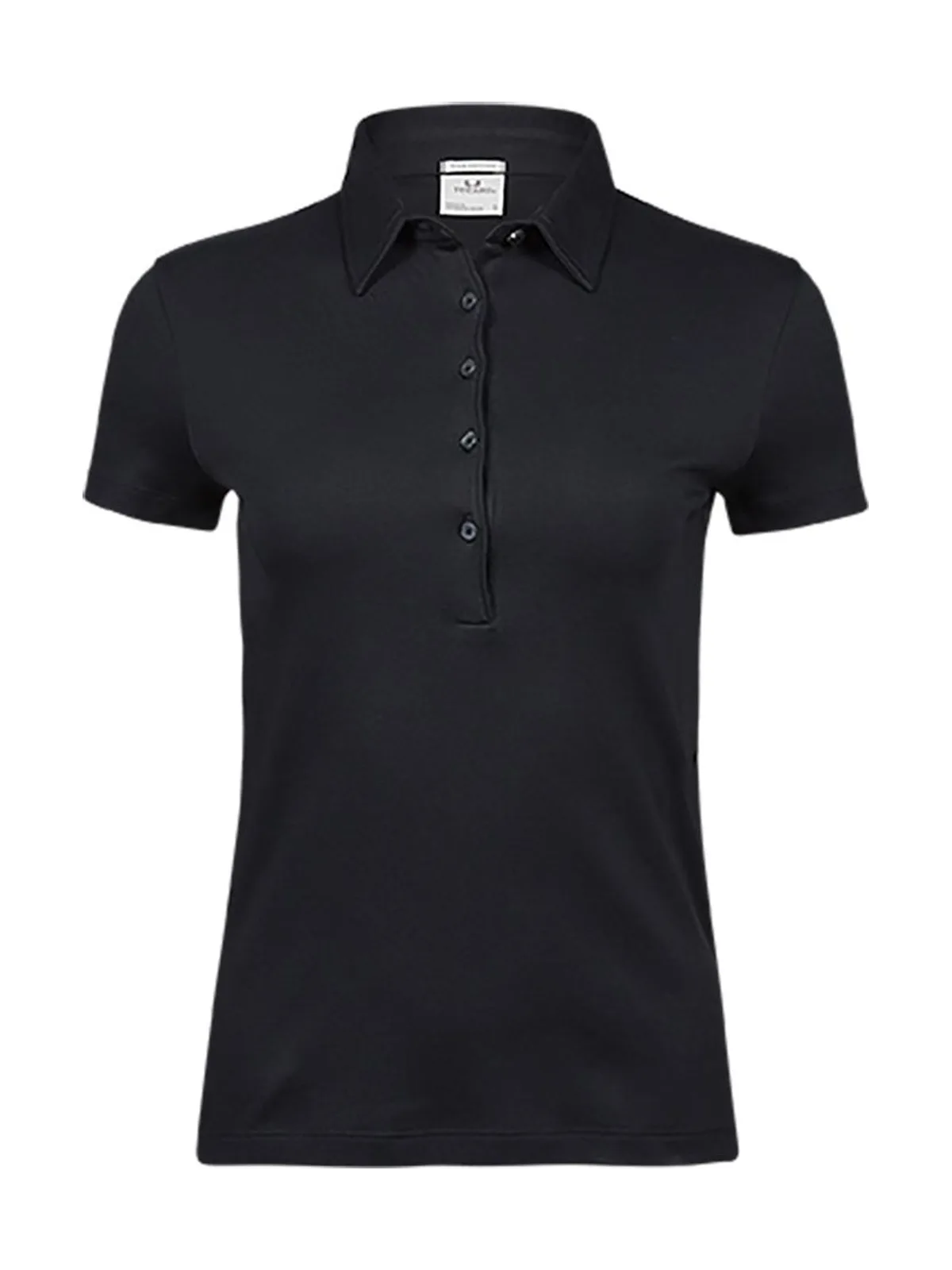 Women's Pima Cotton Polo — BLACK