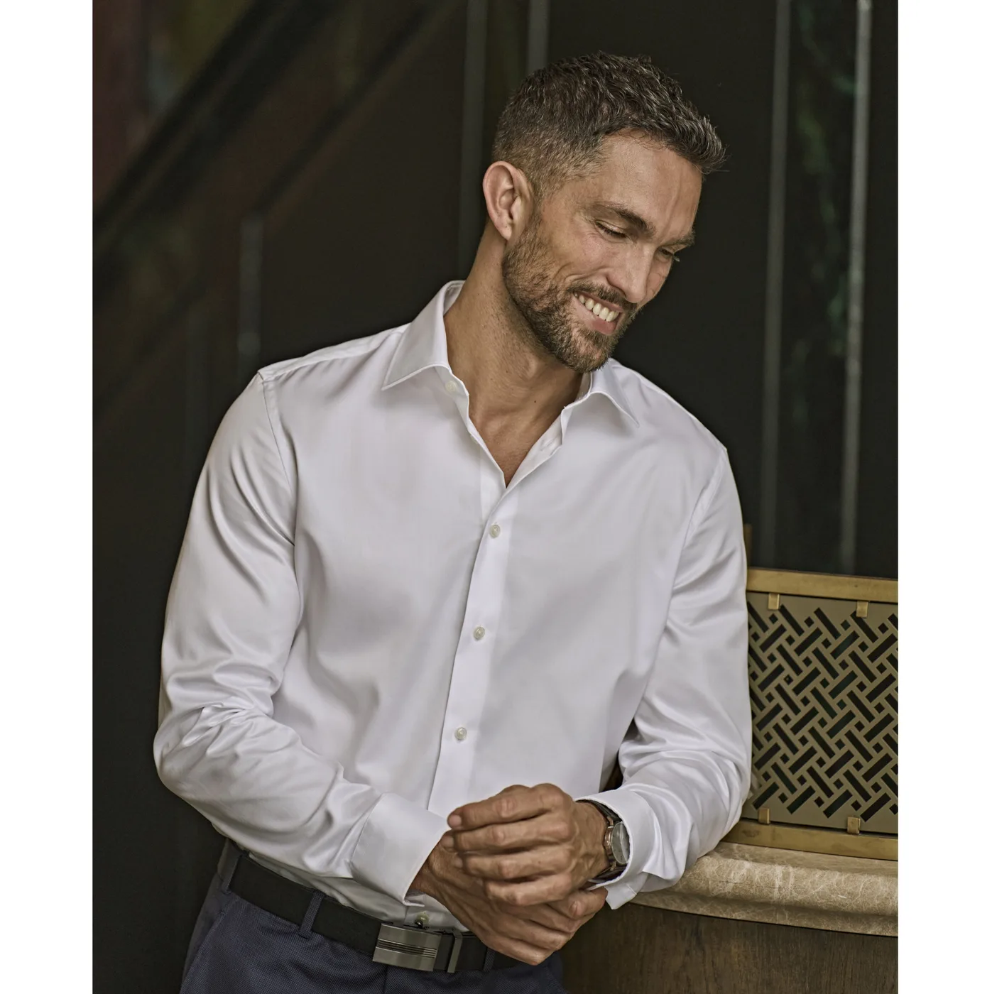 Luxury Shirt Slim Fit — Chemises Tee Jays à personnaliser
