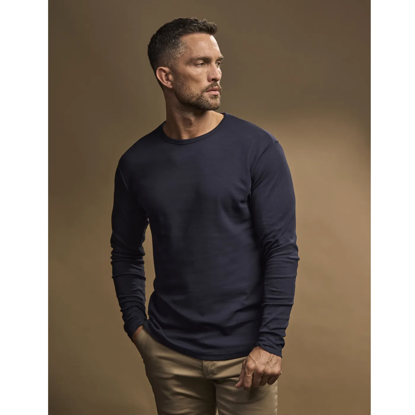 Long Sleeve Interlock Tee — customisable T-shirts by Tee Jays