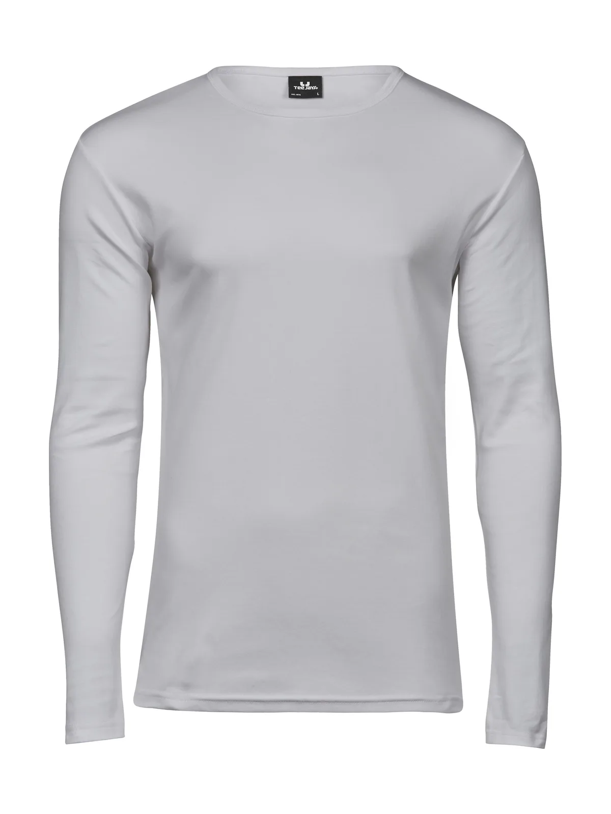 Long Sleeve Interlock Tee — WHITE