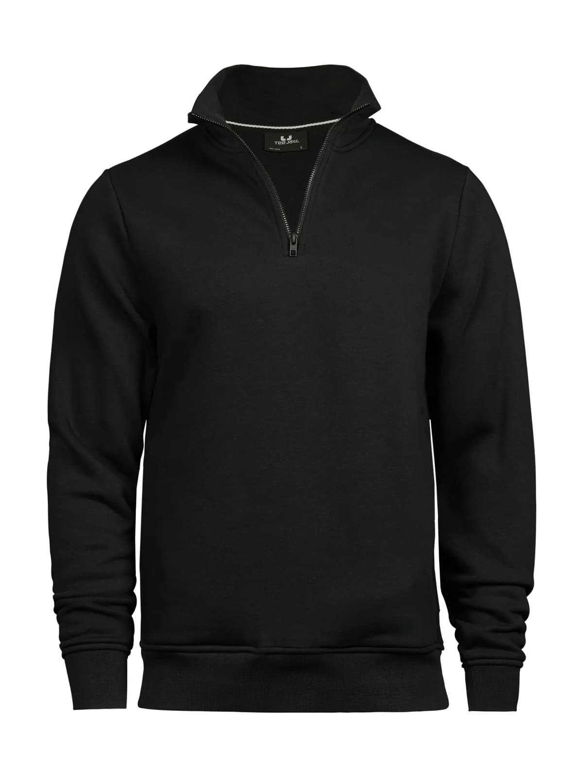 Half Zip Sweatshirt — BLACK