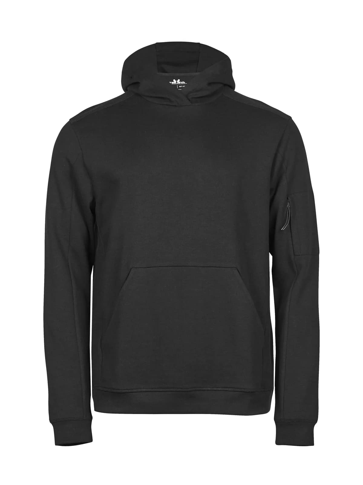 Athletic Hooded Sweat — BLACK