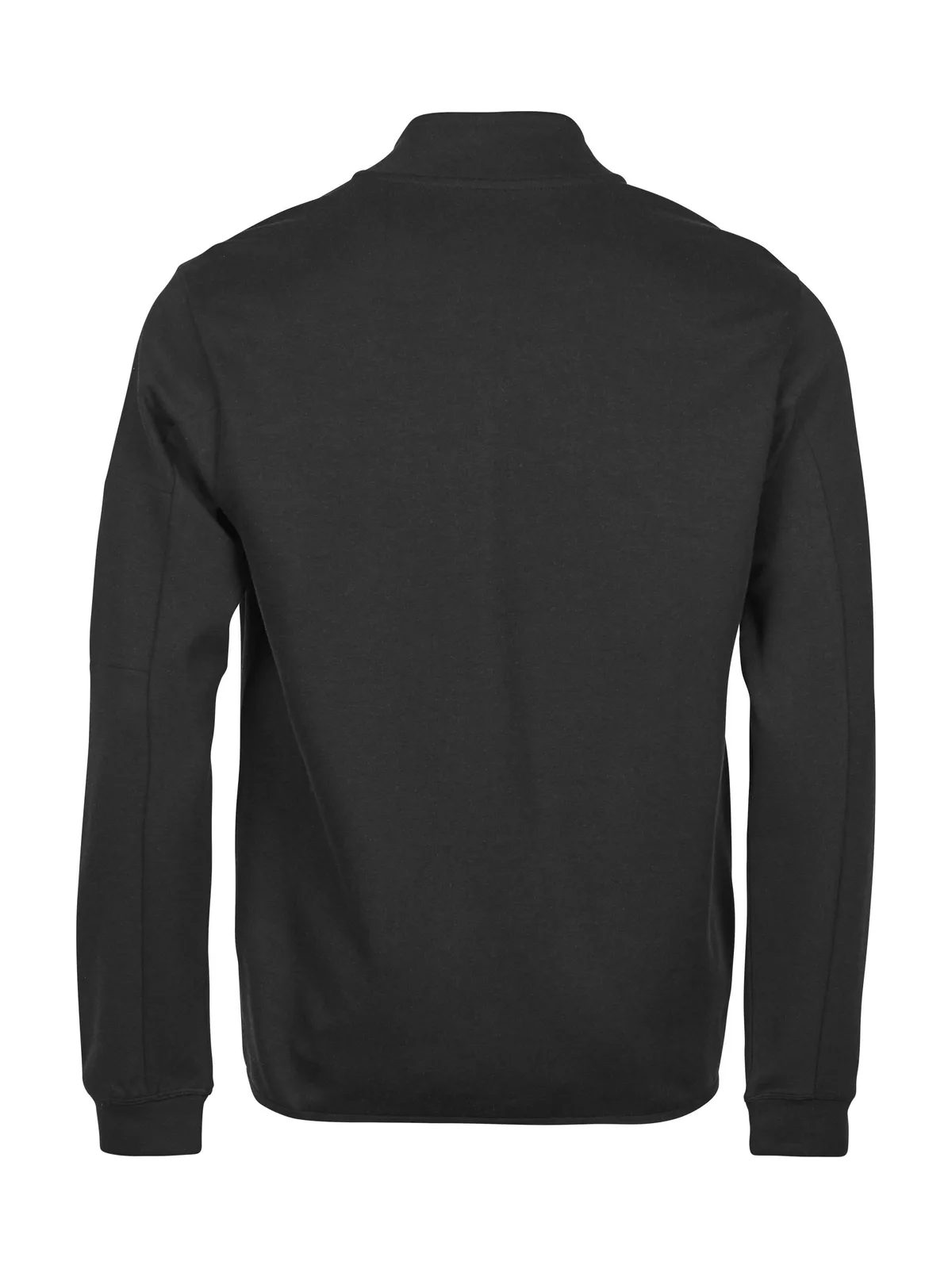 Athletic Full Zip Sweat — BLACK