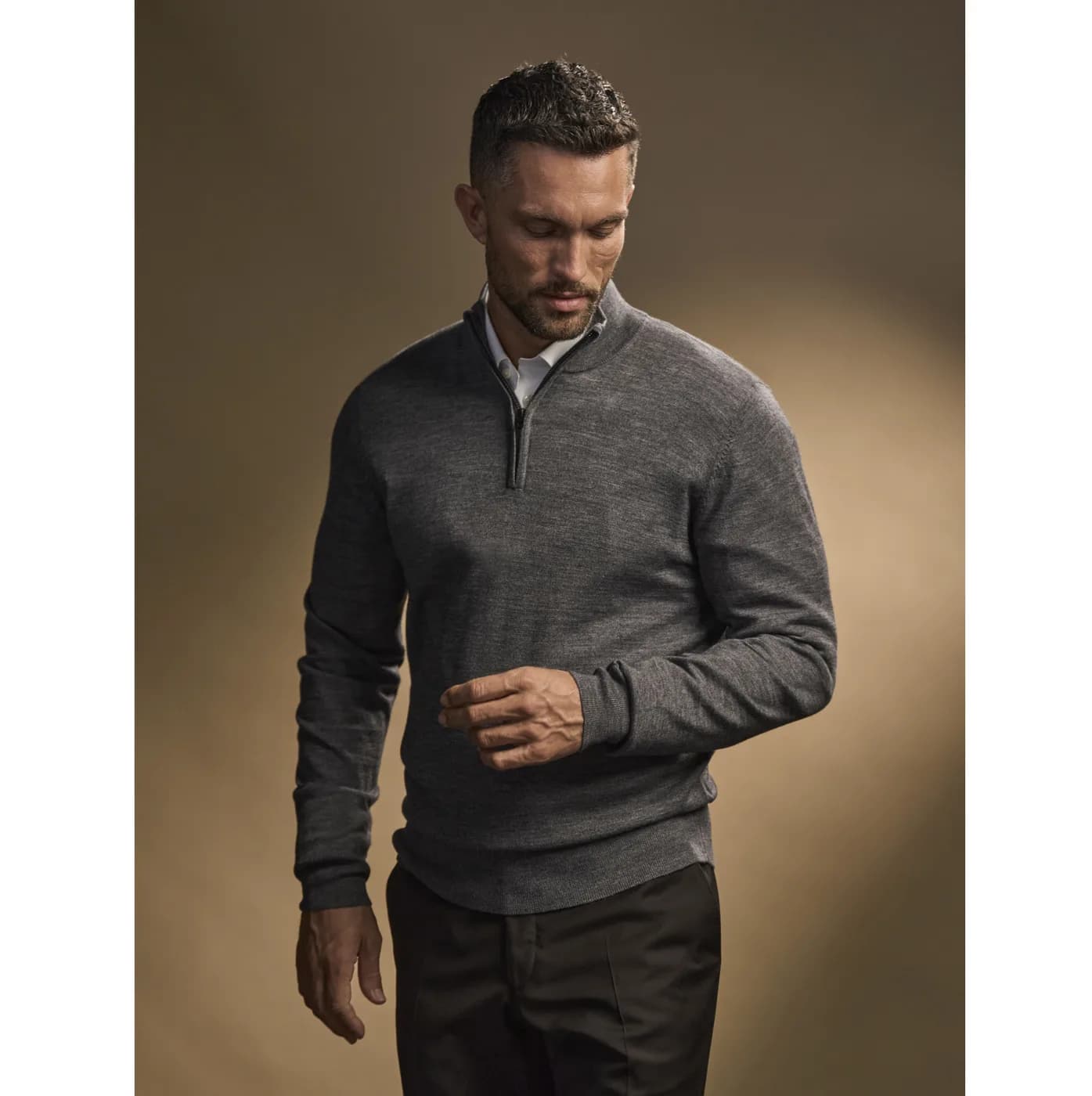 Men's Half Zip Knit — customisable Sweats & hoodies by Tee Jays