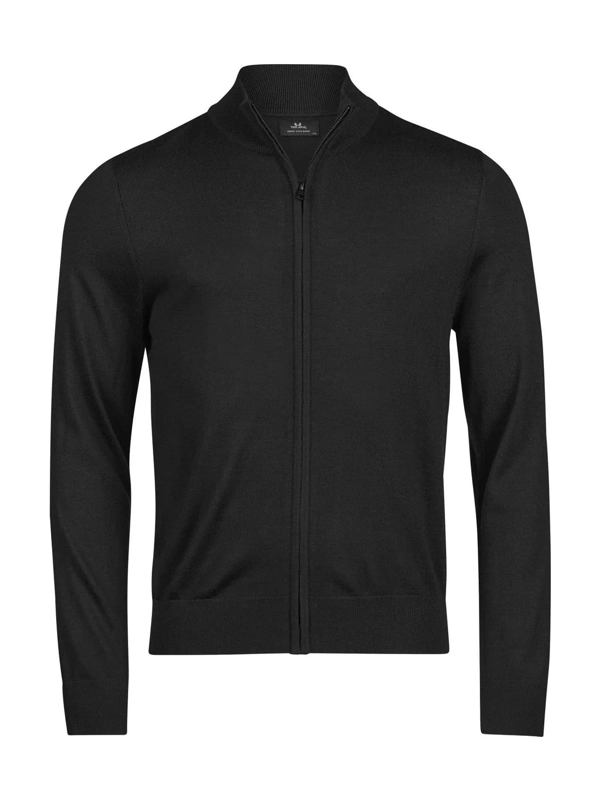 Full Zip Knit — BLACK