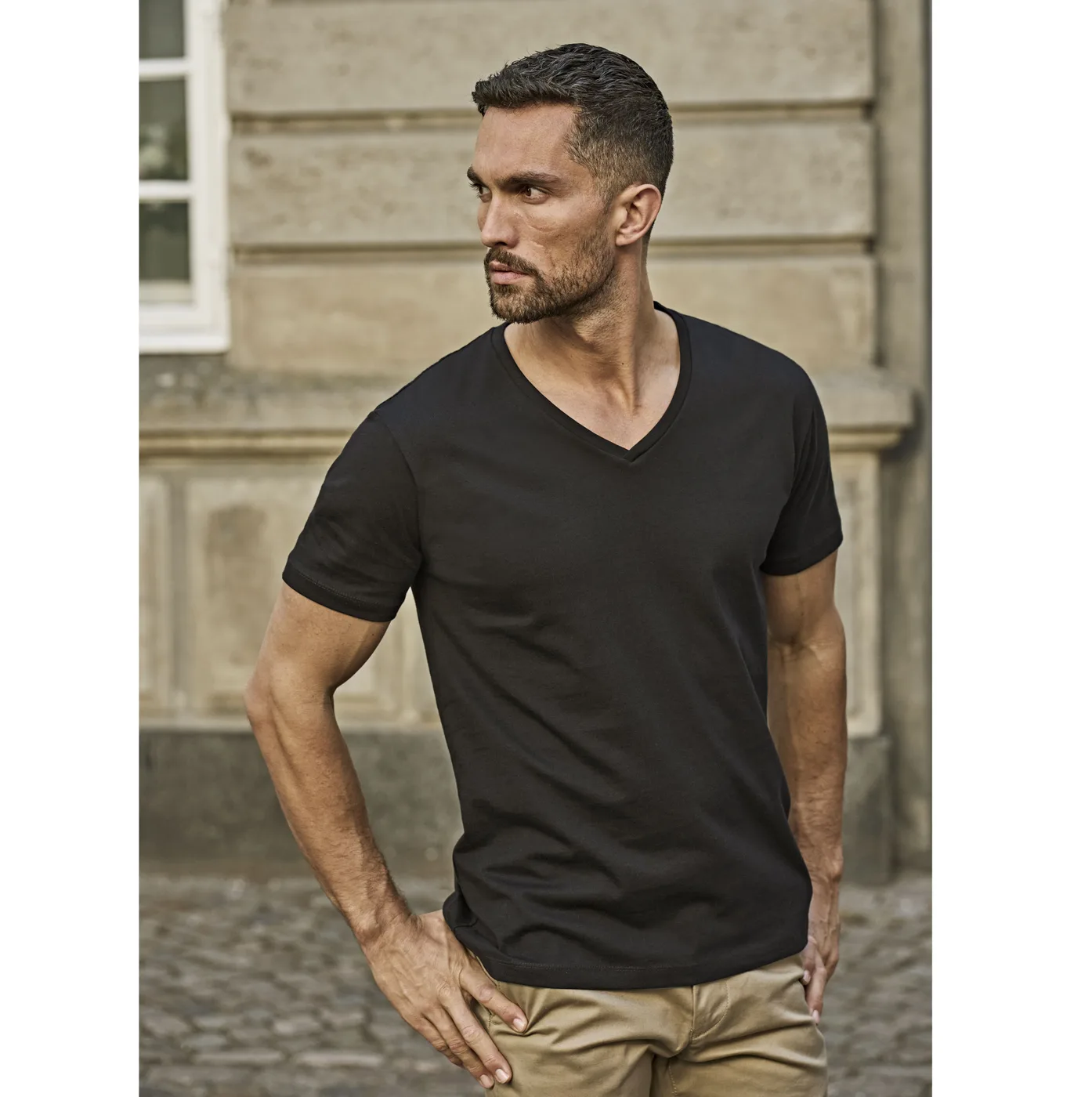 Fashion V-Neck Sof Tee — customisable T-shirts by Tee Jays