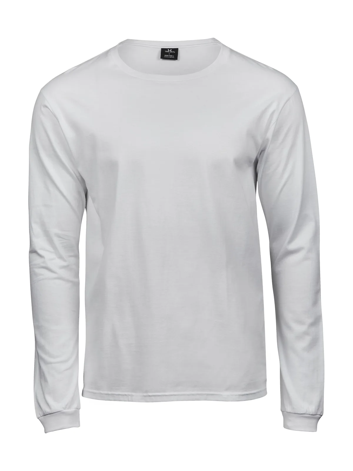 Long Sleeve Fashion Sof Tee — WHITE