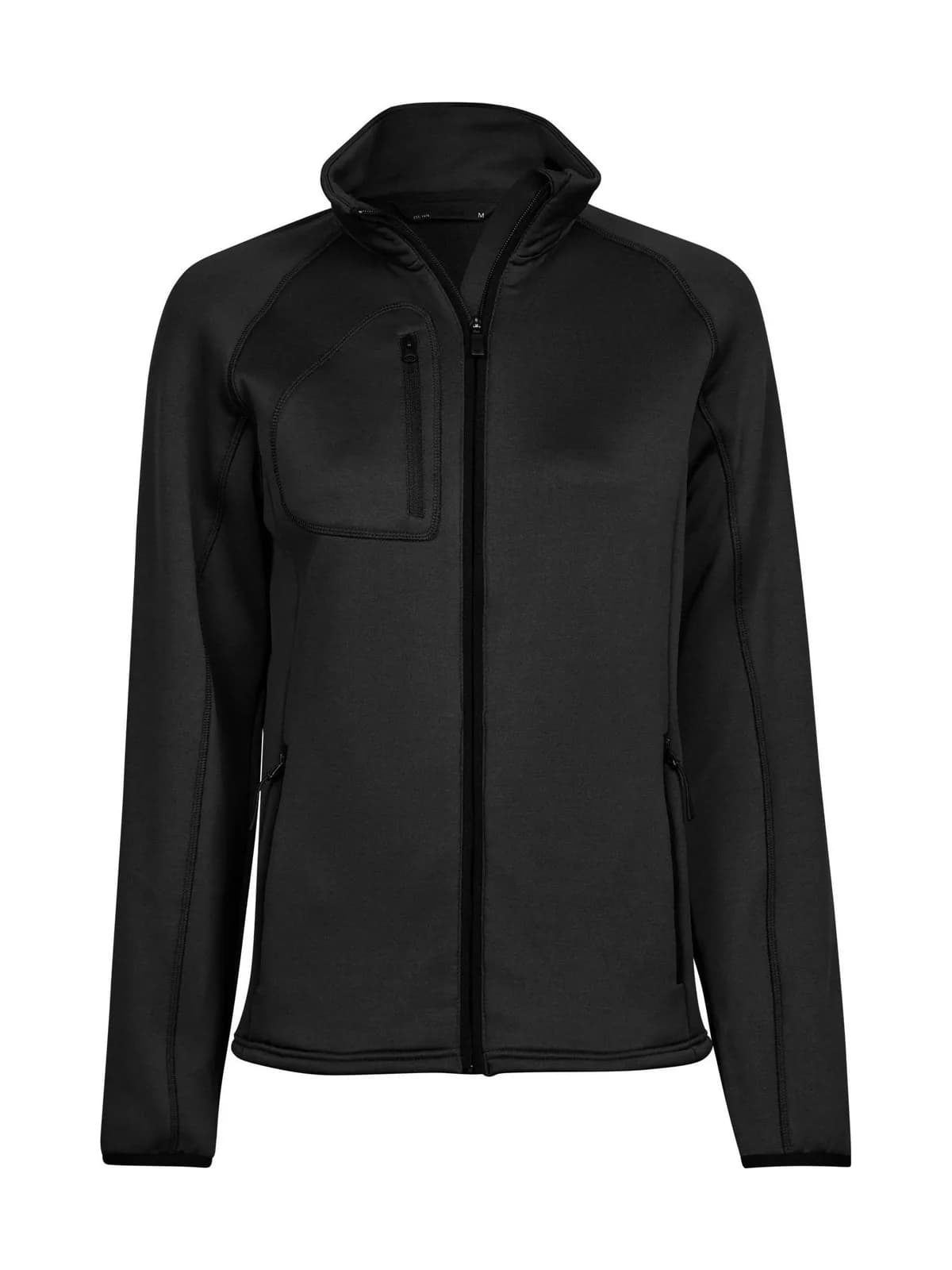 Women's Stretch Fleece — BLACK