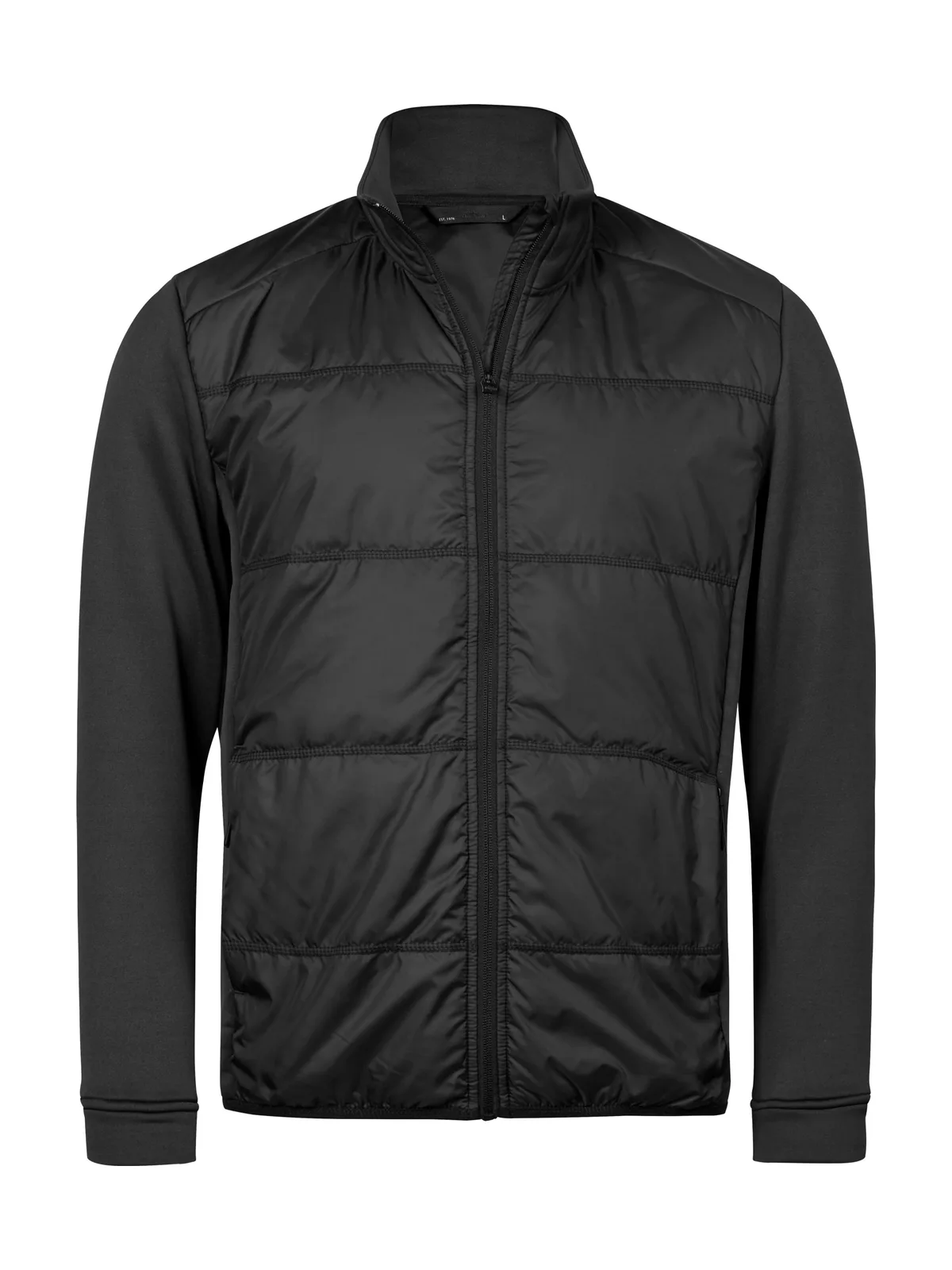 Hybrid-Stretch Jacket — BLACK / BLACK