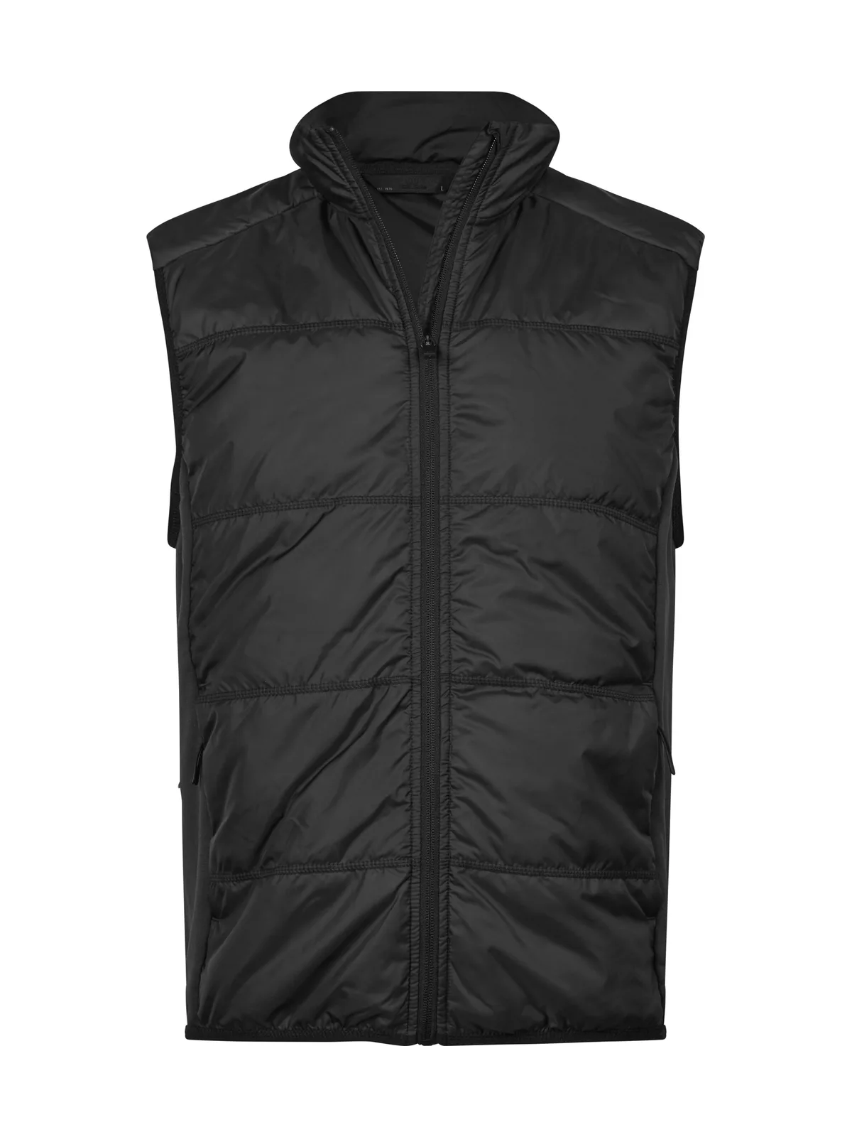 Hybrid-Stretch Bodywarmer — BLACK / BLACK