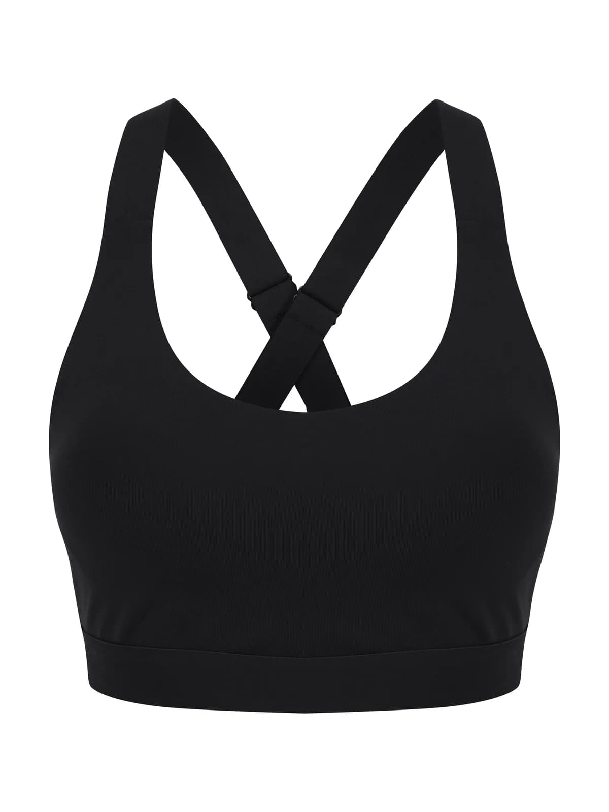 Medium Impact Core Bra — BLACK