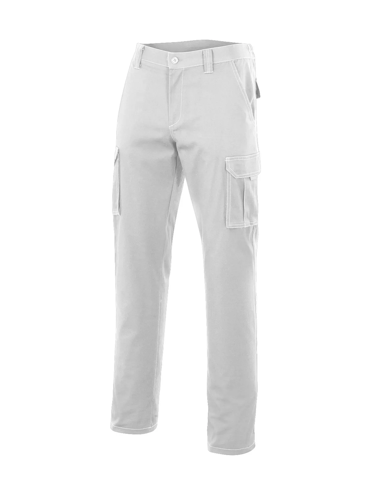 Broek met veel zakken — WHITE