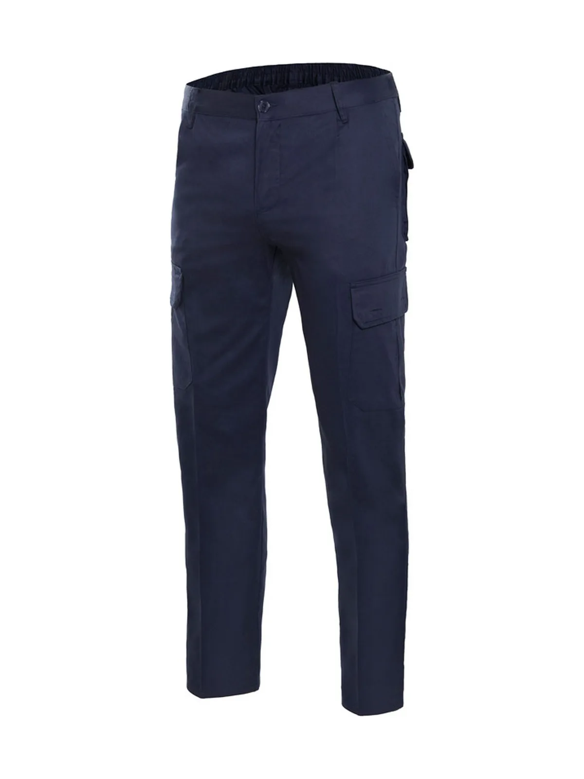 Pantalon 100% coton multipoches — NAVY