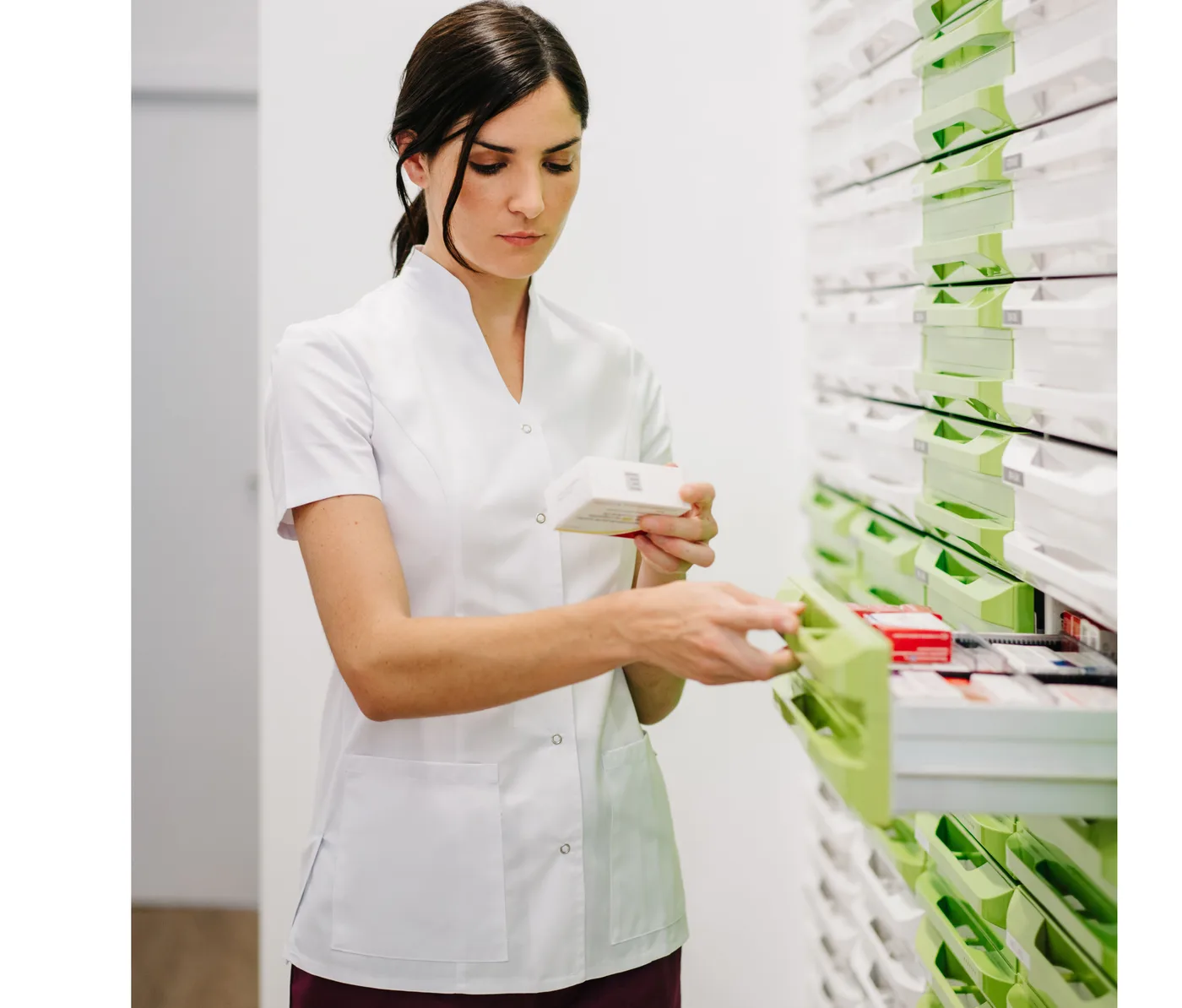 Tunique femme à boutons pression — Tabliers & tenues de service Velilla à personnaliser