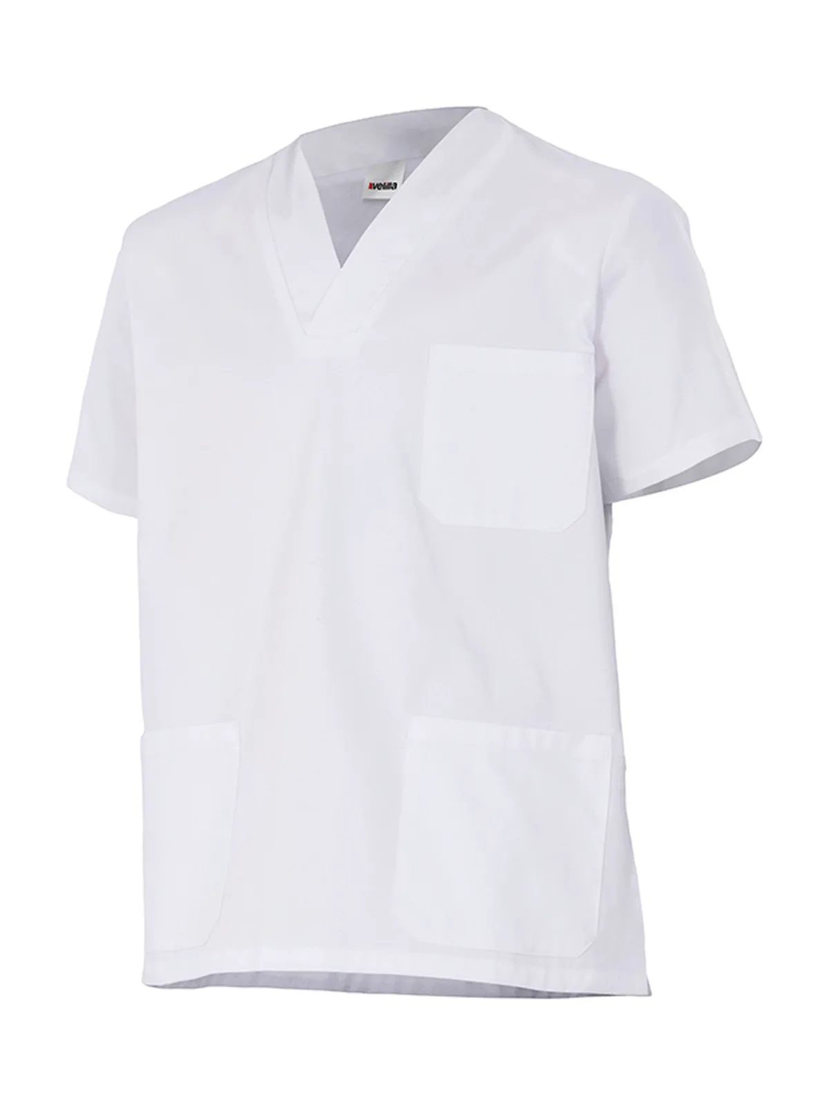 Tunique en coton manches courtes — WHITE