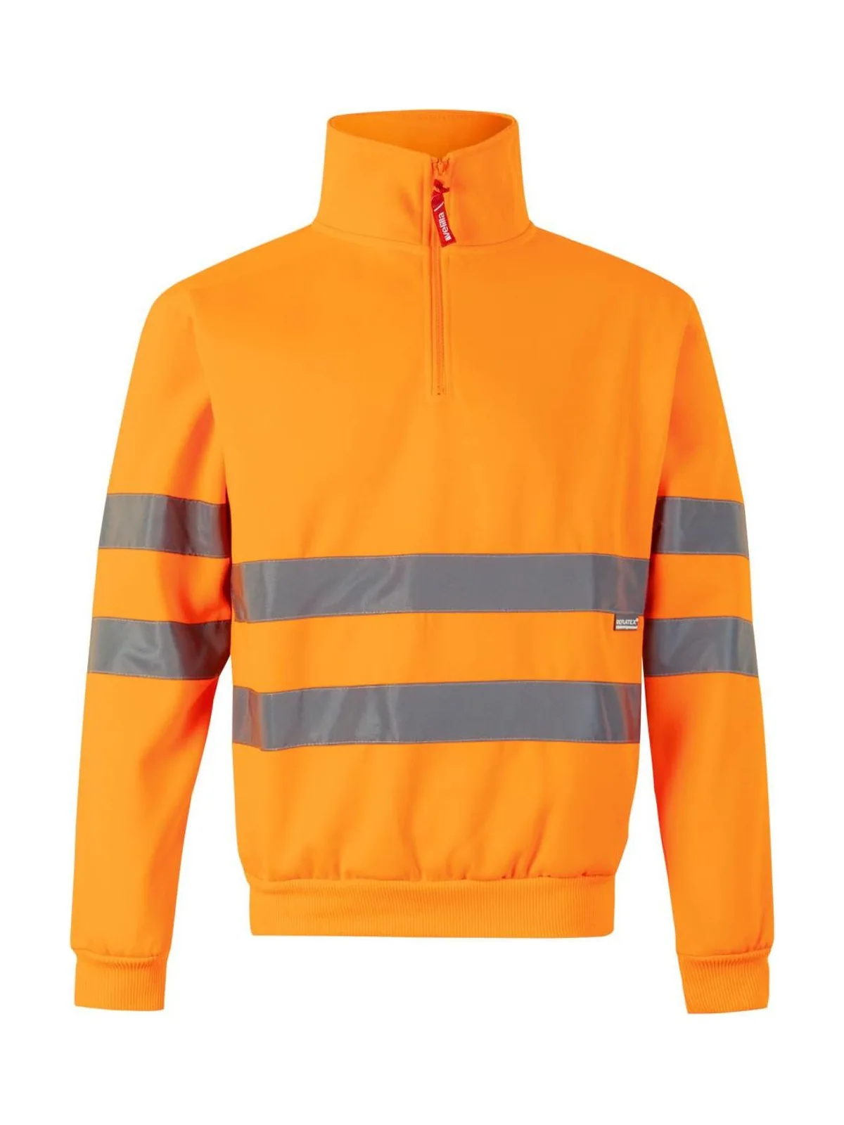 Sweat demi-zippé haute visibilite — Sweats & hoodies Velilla à personnaliser