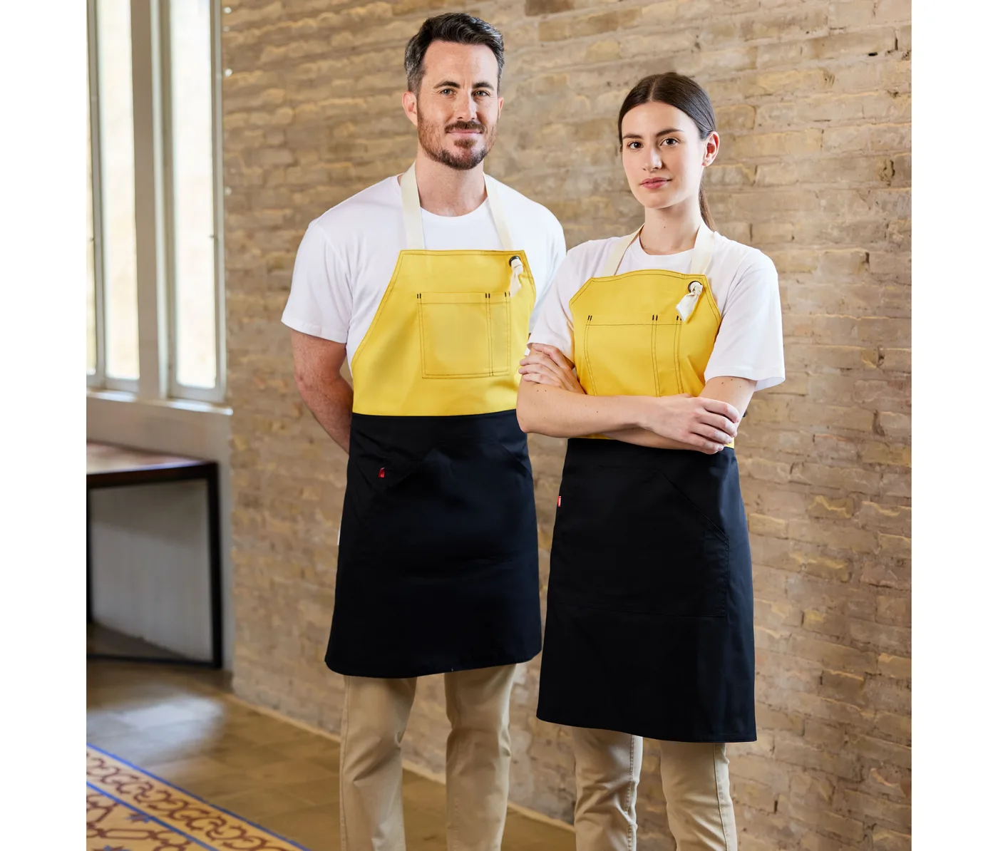 Tablier bicolore — Tabliers & tenues de service Velilla à personnaliser